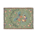 First Class Stardust Butterfly Woven Blanket — Throw for Living Room & Bedroom
