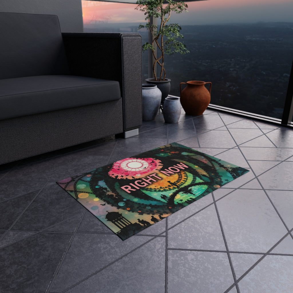 The Magical Portal Rug™️ PRESENCE RIGHT NOW outdoor variant