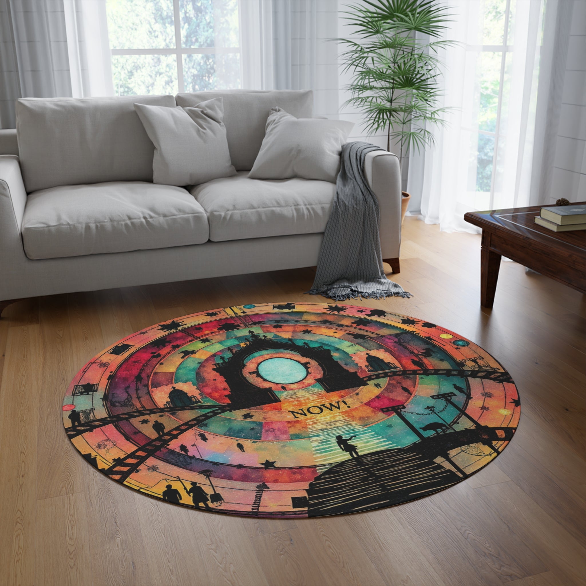 The Giant Round Magical Portal Rug™️ NOW! variant