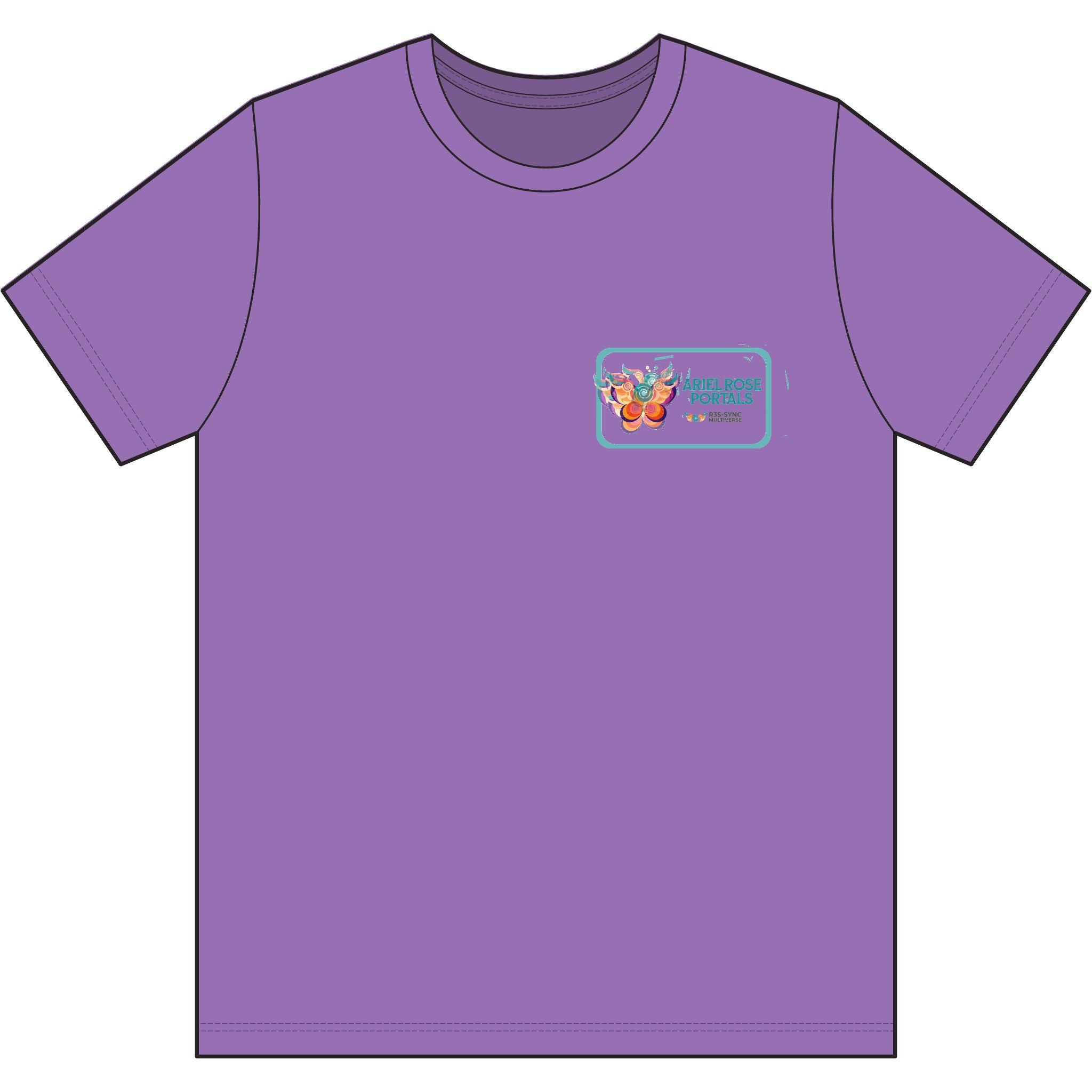 T-shirt vintage Flutter Triblend con grafica farfalla e bruco - Maglietta con illustrazione di insetti carini