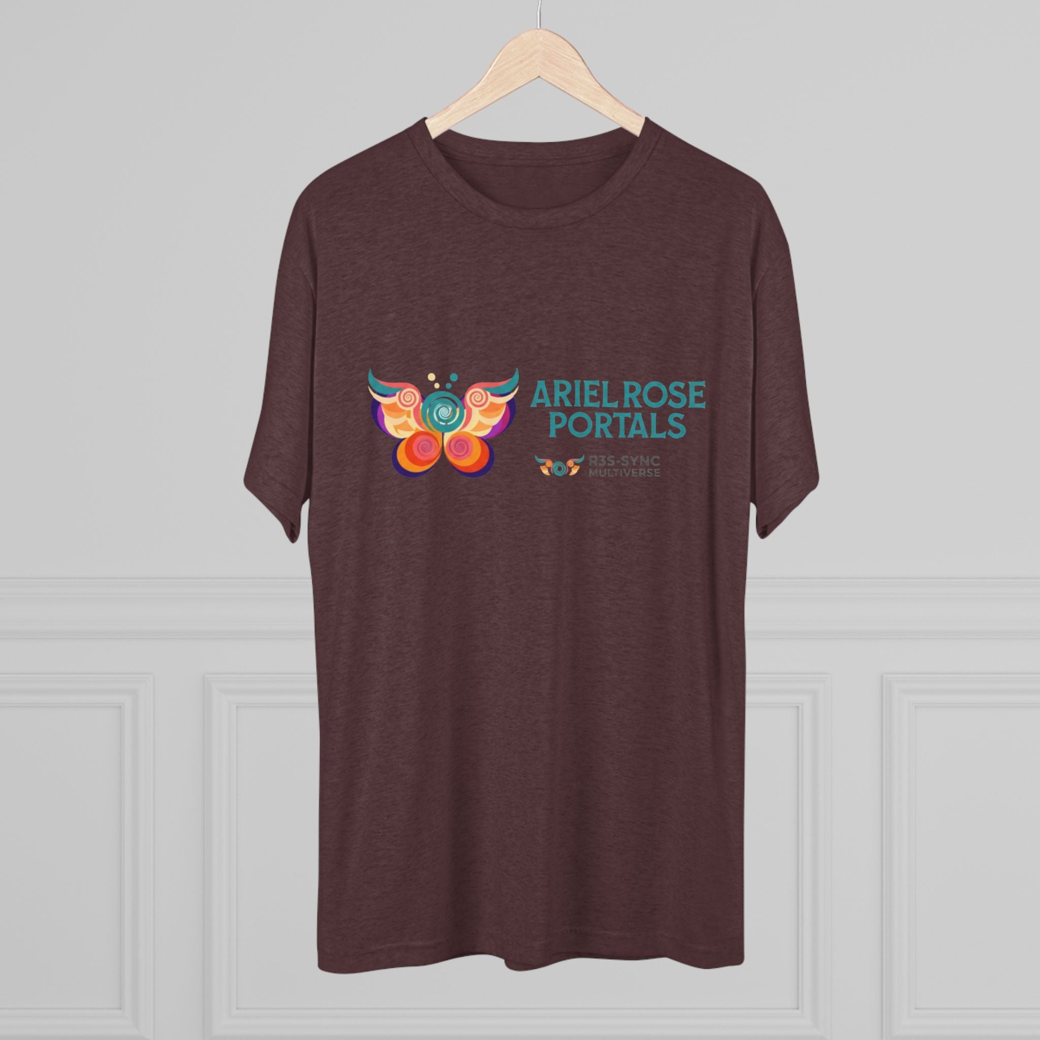 Portal Logo Tri-Blend Tee — “Live in Your Story — For You!”