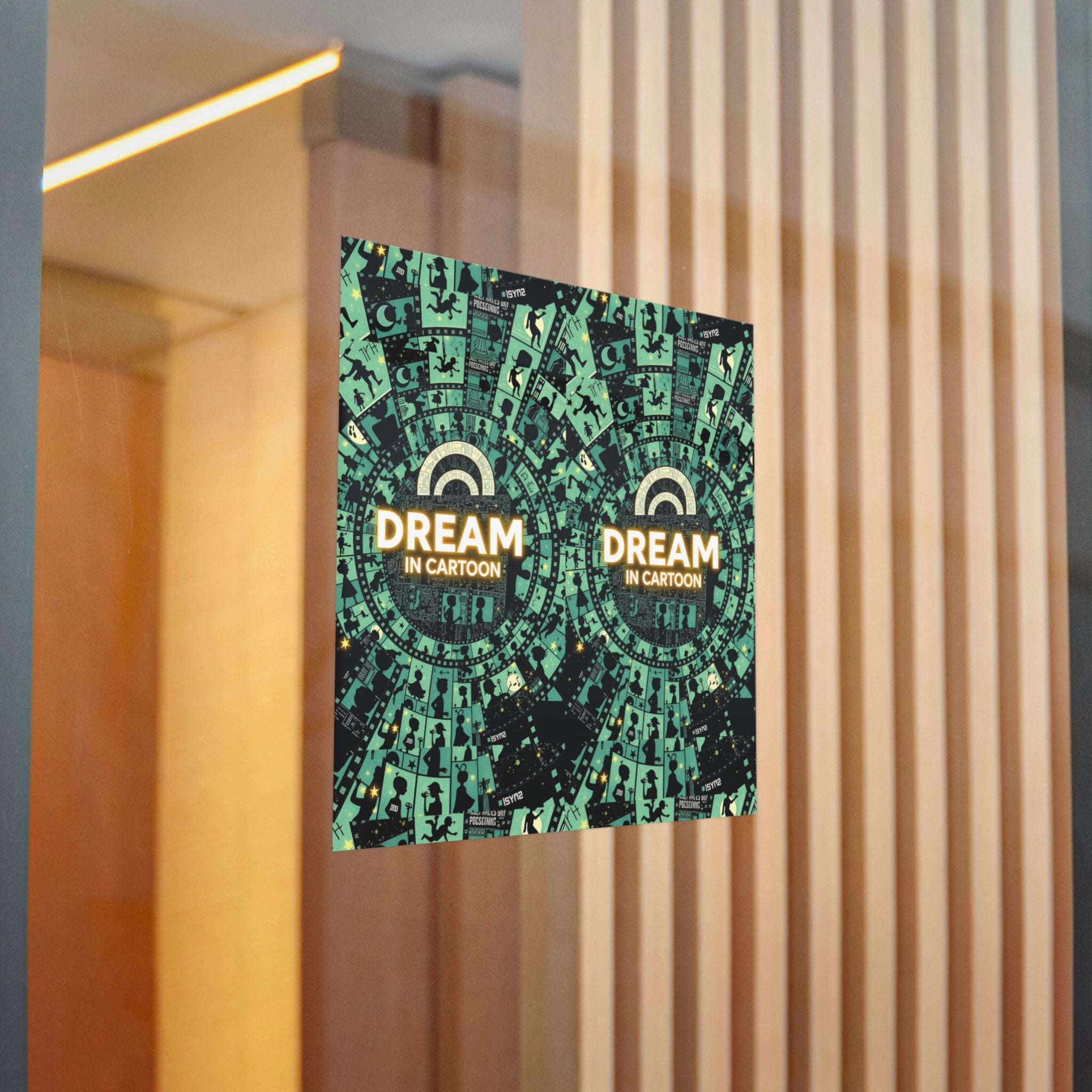 Dream in Cartoon sticker | Die-Cut Sticker