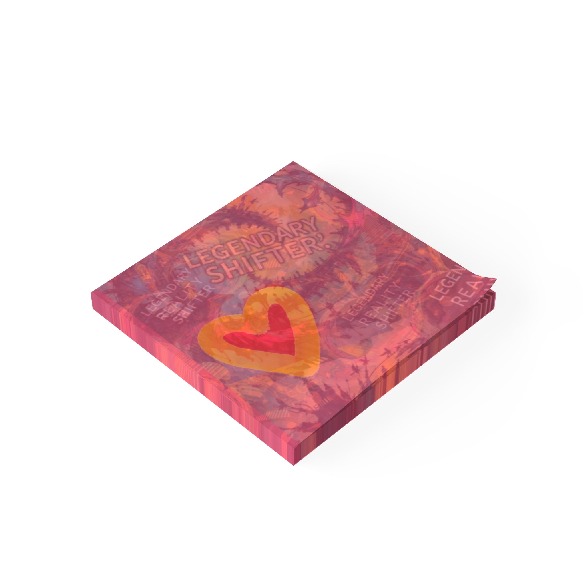 Legendary Reality Shifter Post-it Note Pads — Sticky Notes | Heart Doodle  Faded Color Faded Variant