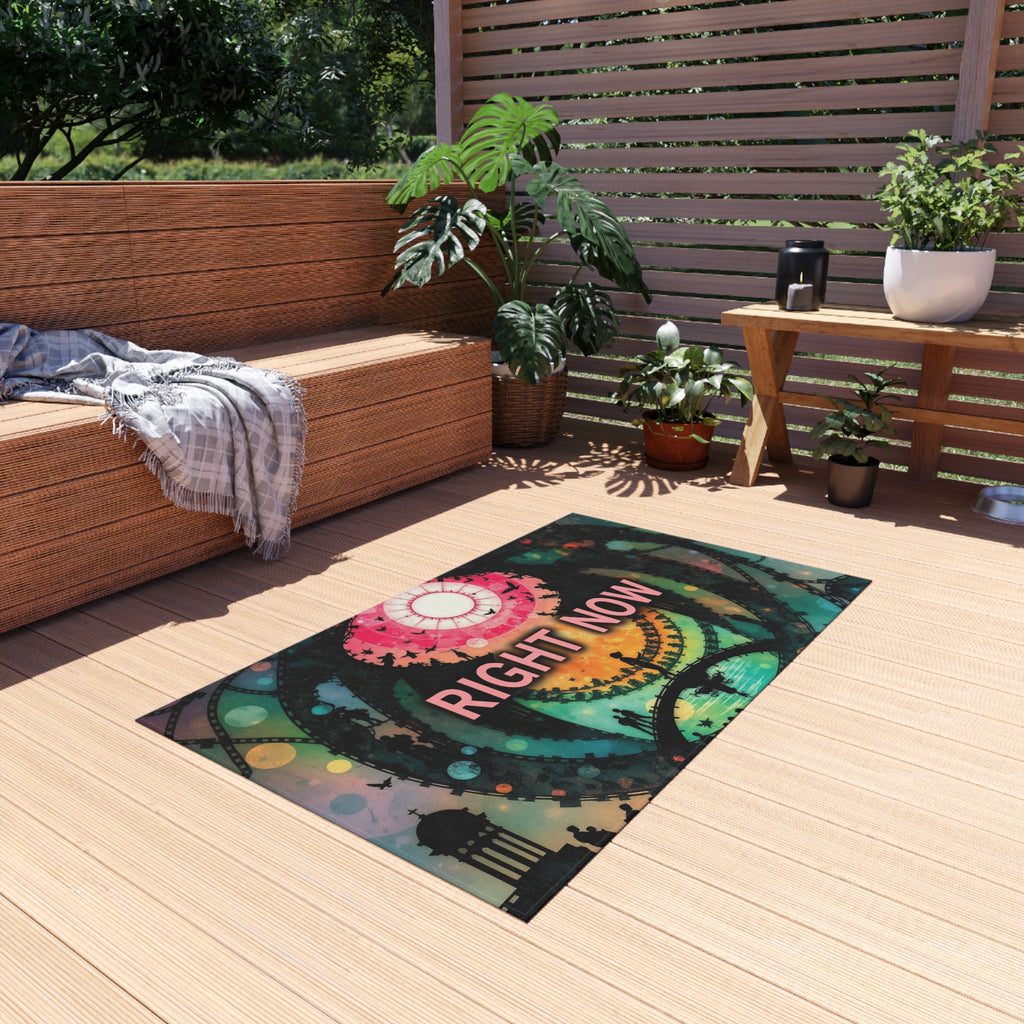 The Magical Portal Rug™️ PRESENCE RIGHT NOW outdoor variant