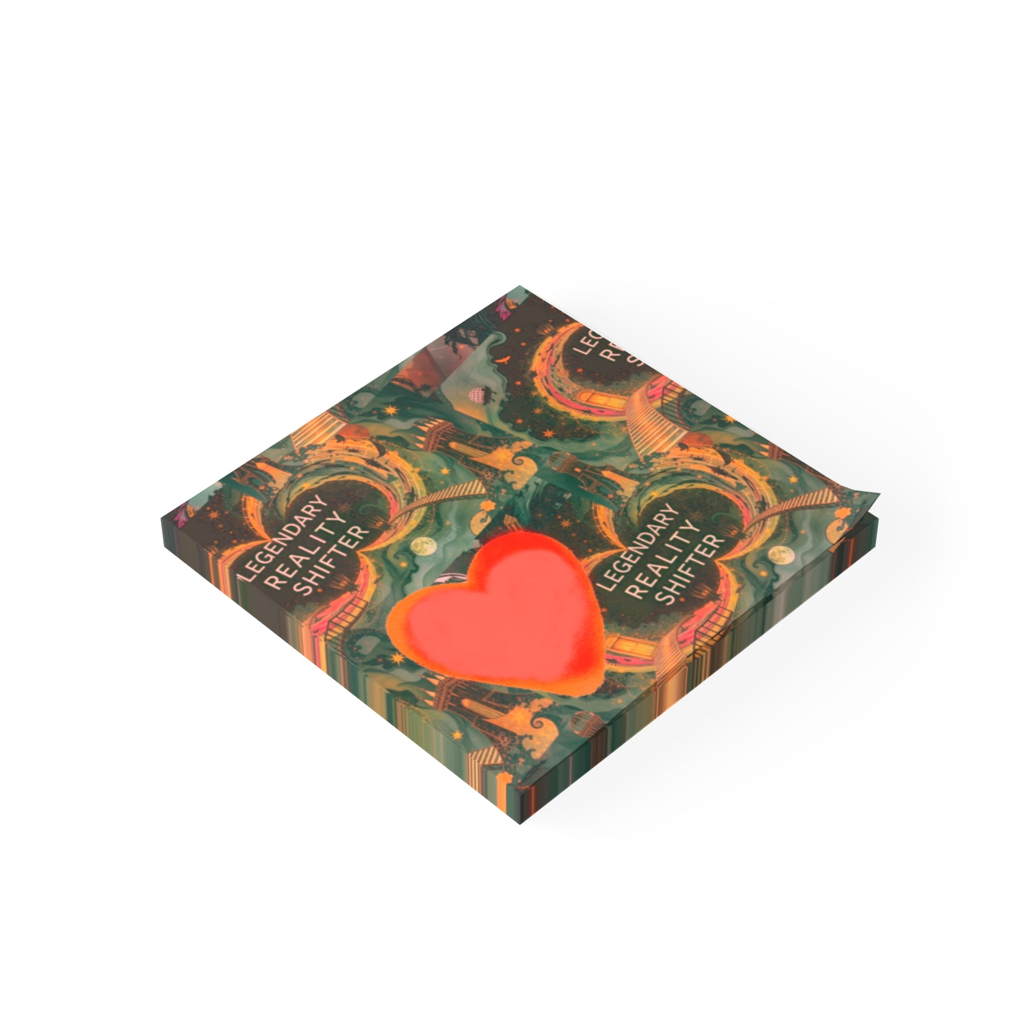 Legendary Reality Shifter Post-it Note Pads | Sticky Notes - Heart Variant