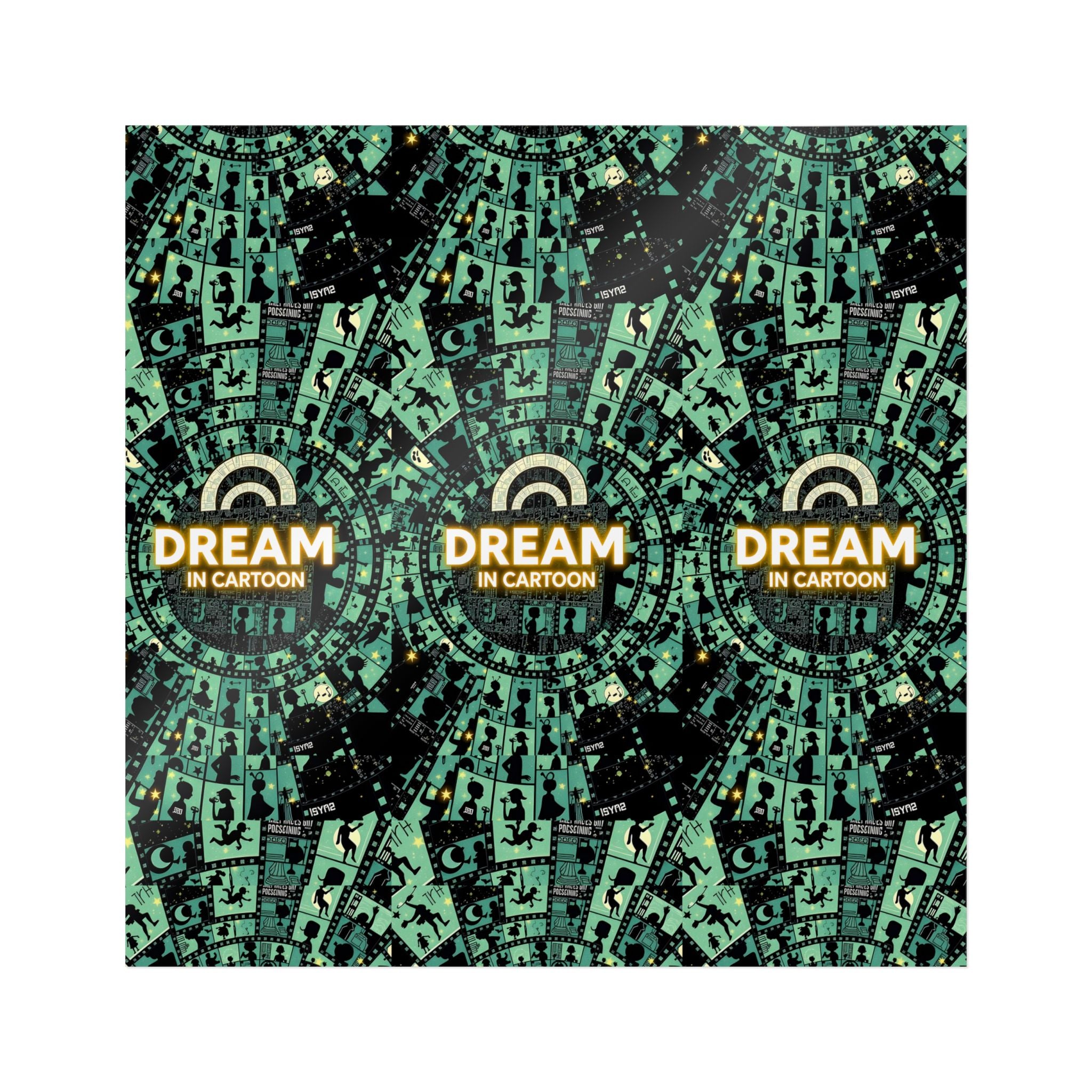 Dream in Cartoon sticker | Die-Cut Sticker