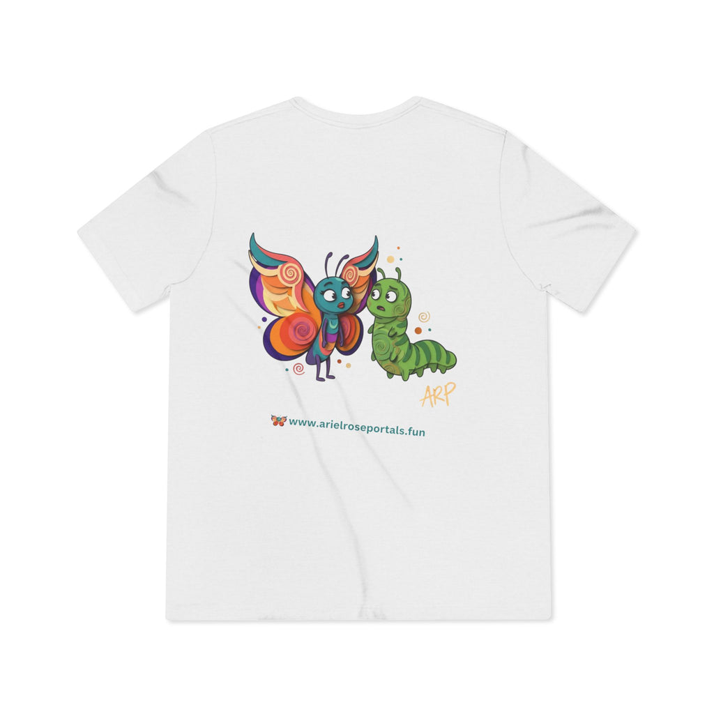 T-shirt vintage in misto cotone con logo cartoon Ariel Rose Portals – Stupefacentemente illimitata e super morbida