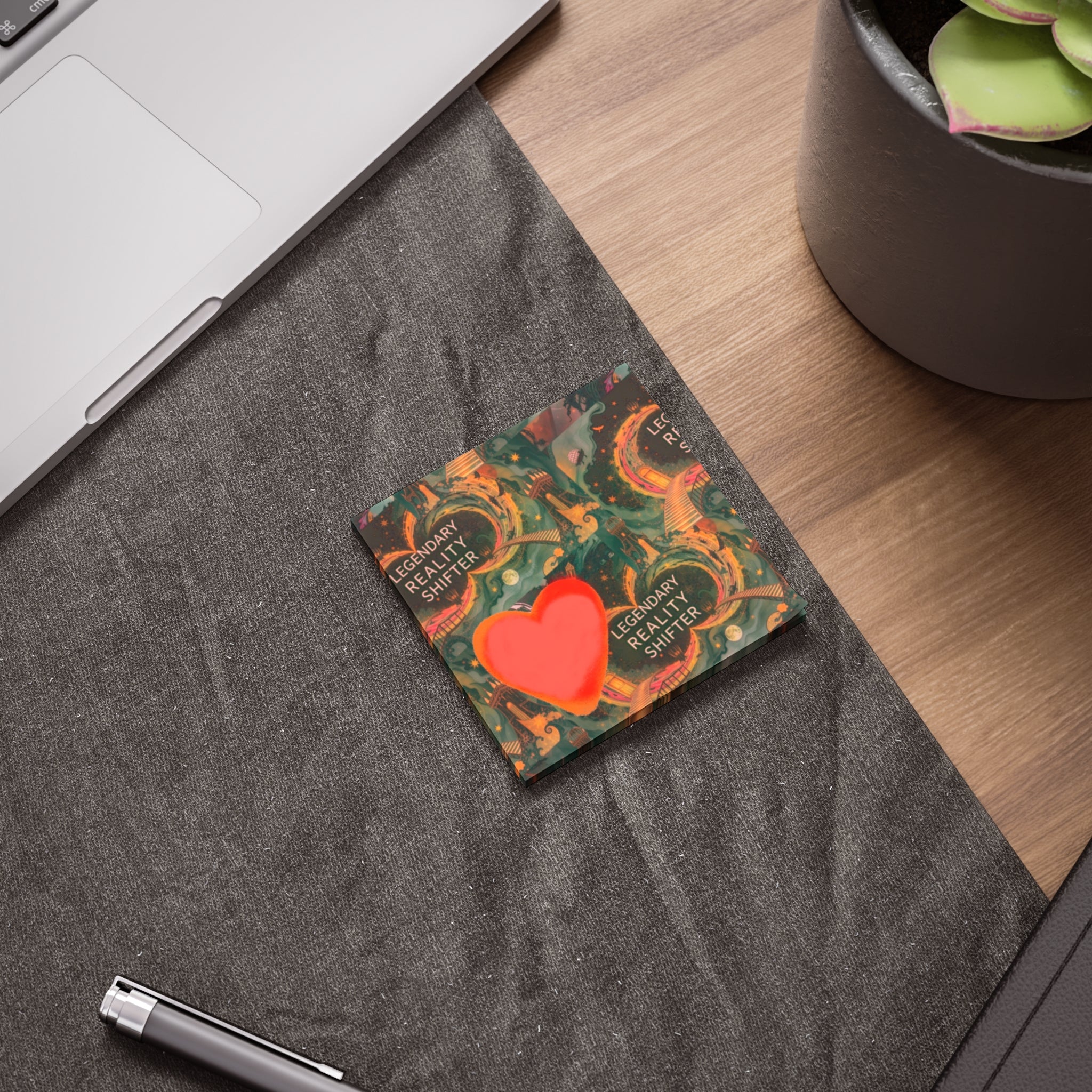 Legendary Reality Shifter Post-it Note Pads | Sticky Notes - Heart Variant