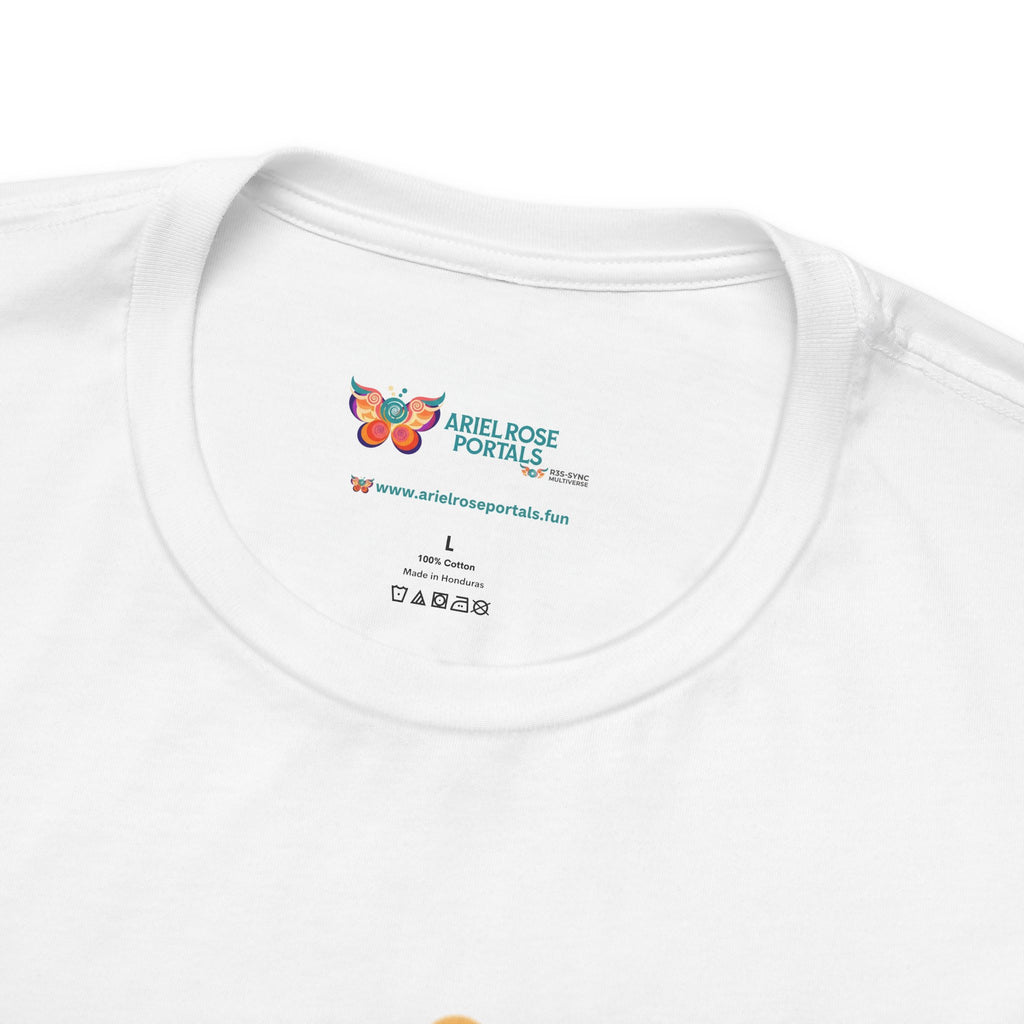 Butterfly & Caterpillar Tee — "alarmingly unlimited" Colorful Graphic T-Shirt