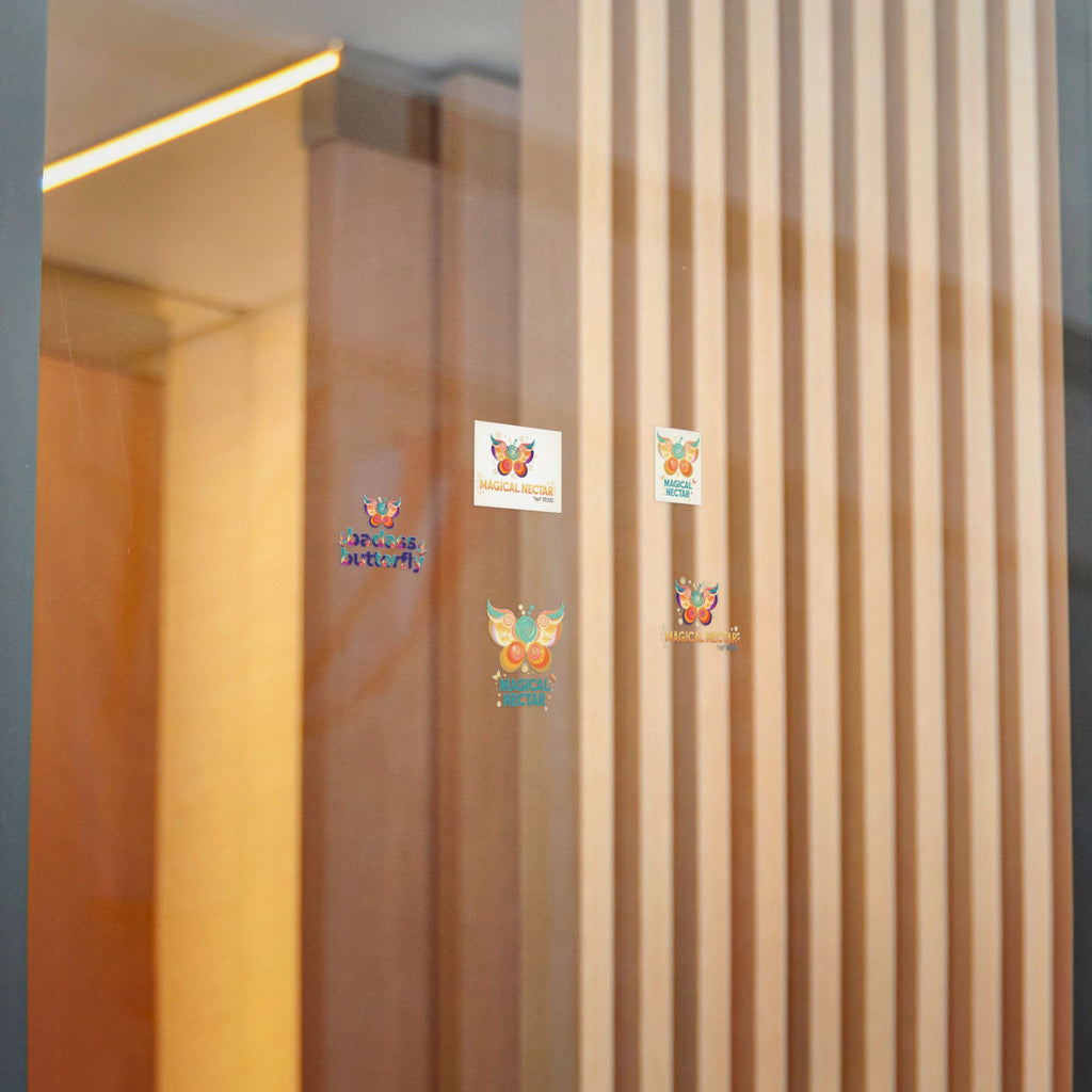 Divine Nectar Butterfly Sticker Pack — Die-Cut DTF Waterproof Water-Bottle Outdoor Permanent Stickers (Live in Your Story)