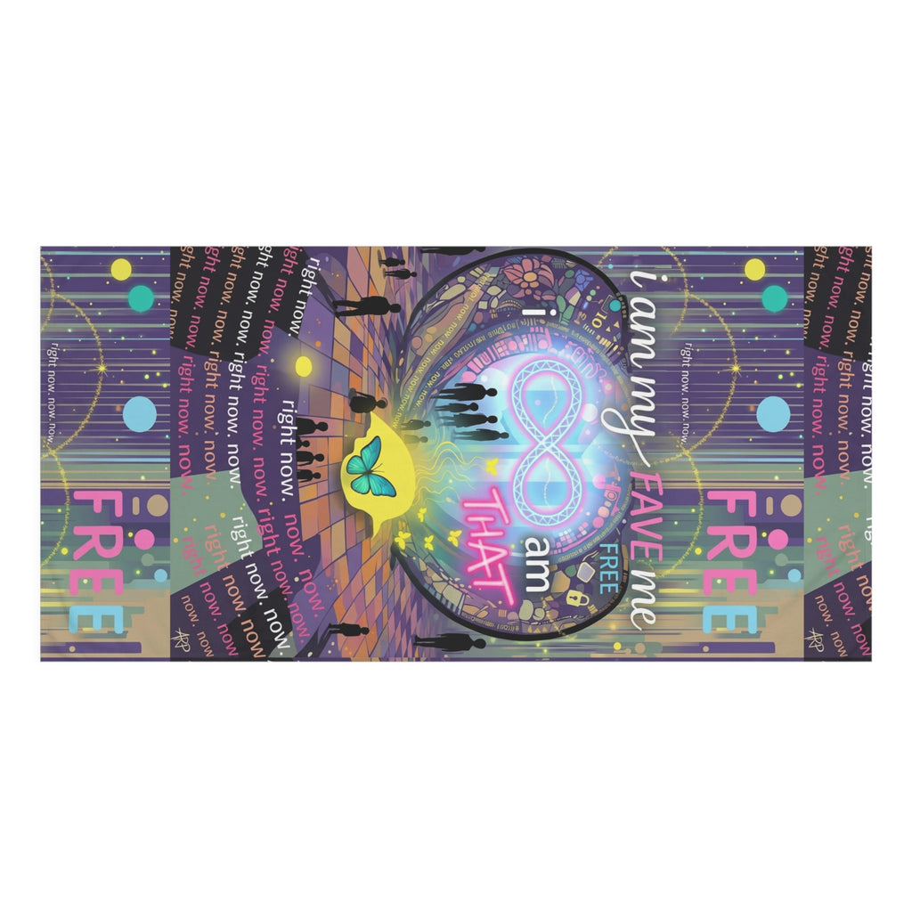 R3s-Light Recovery Cloak Telo da mare in morbida ciniglia di visone | Variante Retro Fave Me