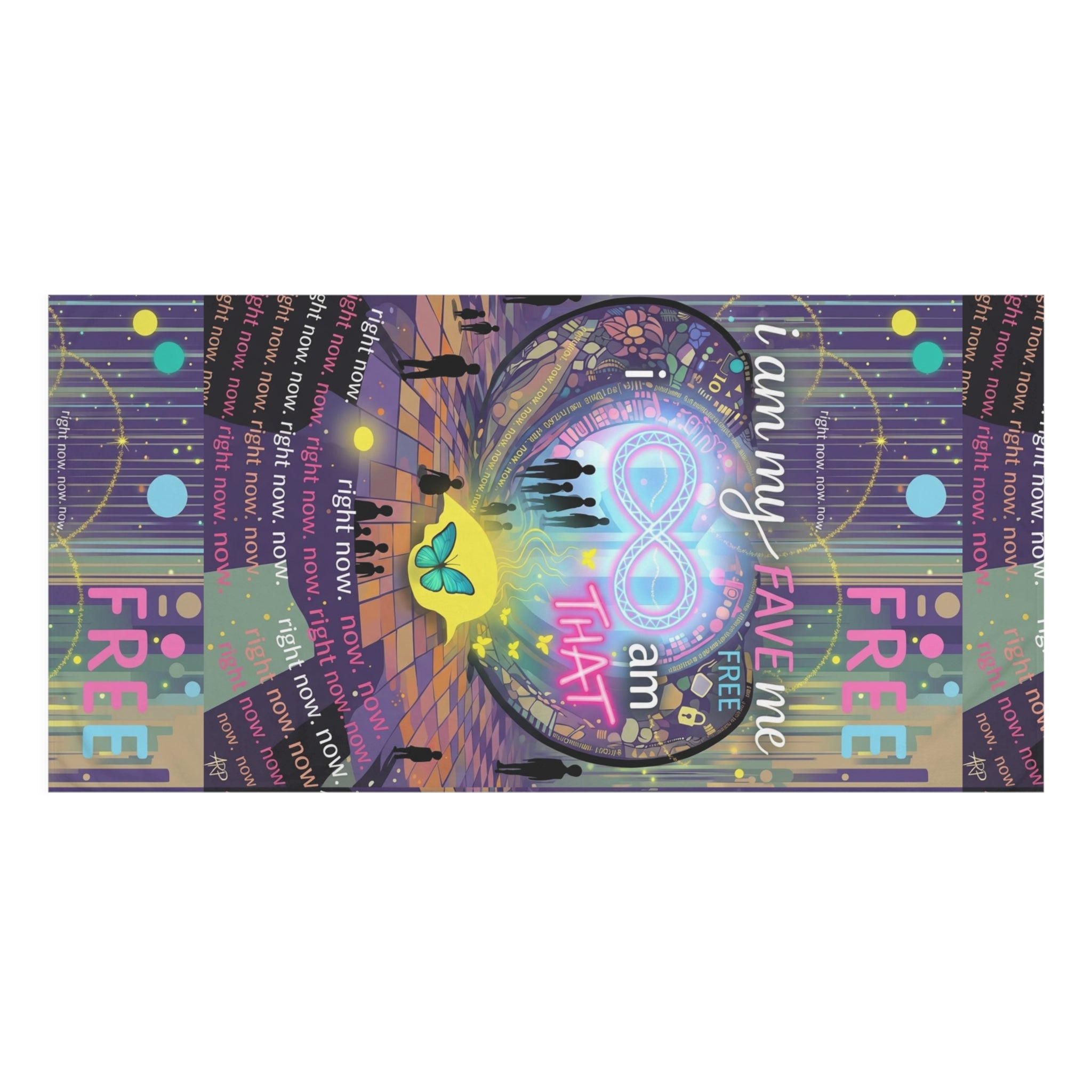 R3s-Light Recovery Cloak Telo da mare in morbida ciniglia di visone | Variante Retro Fave Me