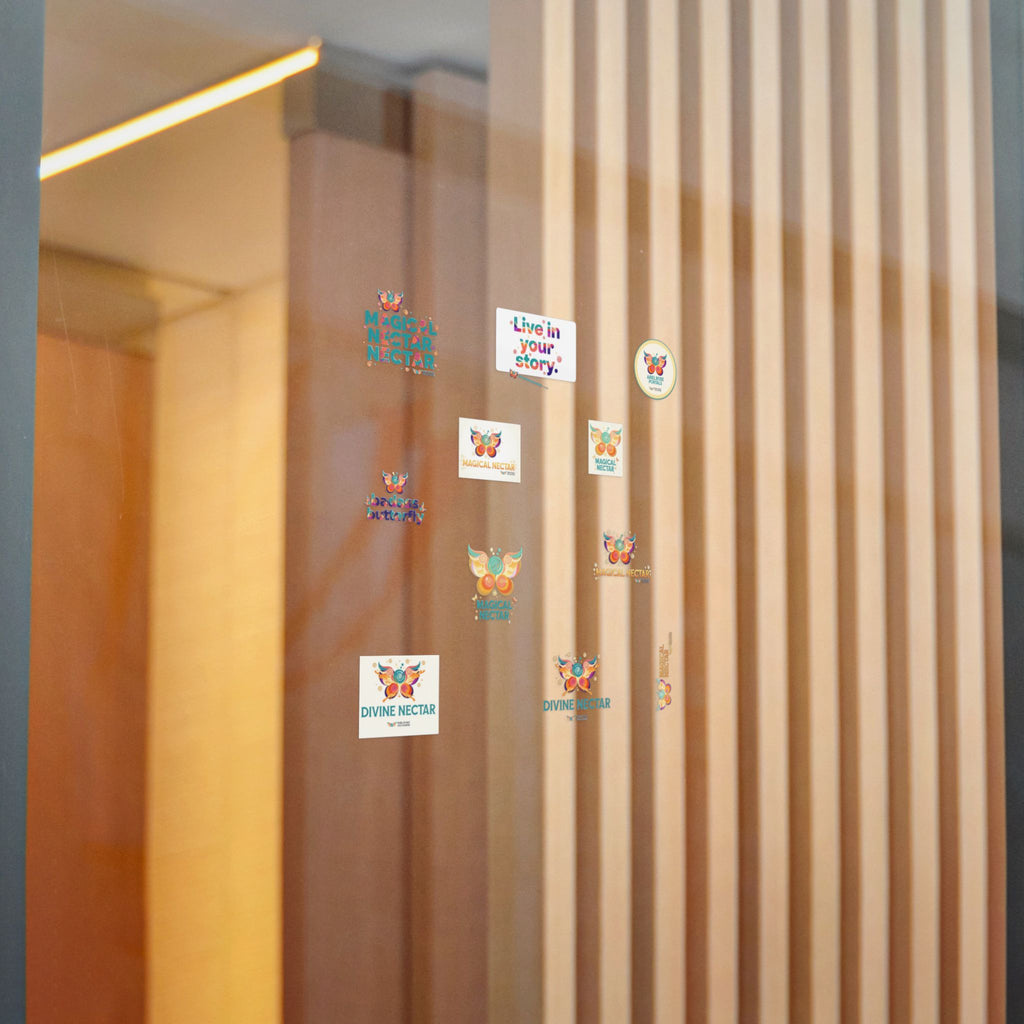 Divine Nectar Butterfly Sticker Pack — Die-Cut DTF Waterproof Water-Bottle Outdoor Permanent Stickers (Live in Your Story)
