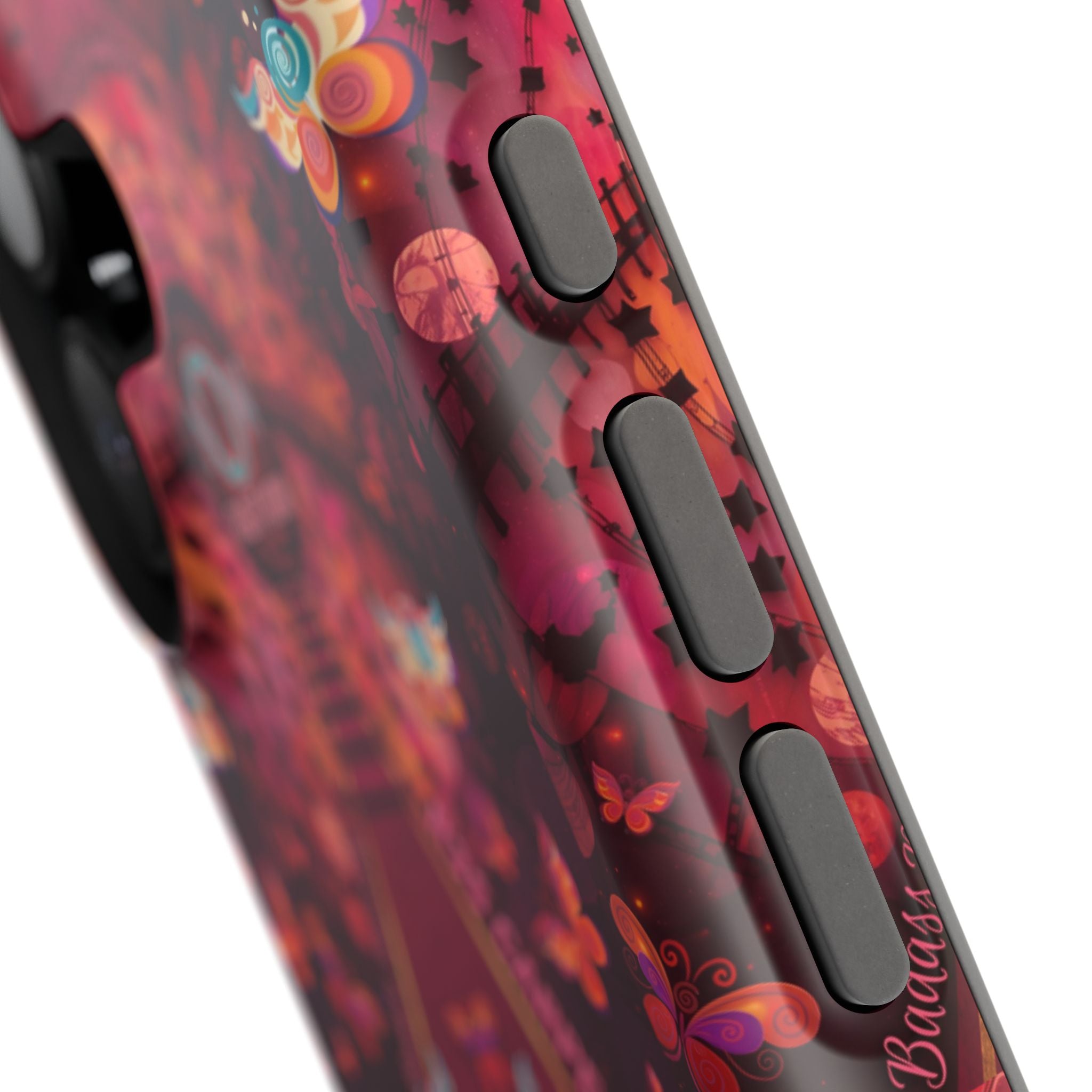 R3S-Carpet Worthy Magnetic Impact-Resistant Phone Case – Butterfly Kaleidoscope Now First-Class Stardust Collection