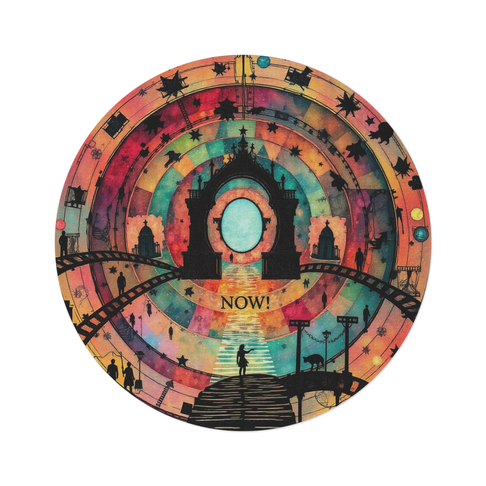 The Giant Round Magical Portal Rug™️ NOW! variant