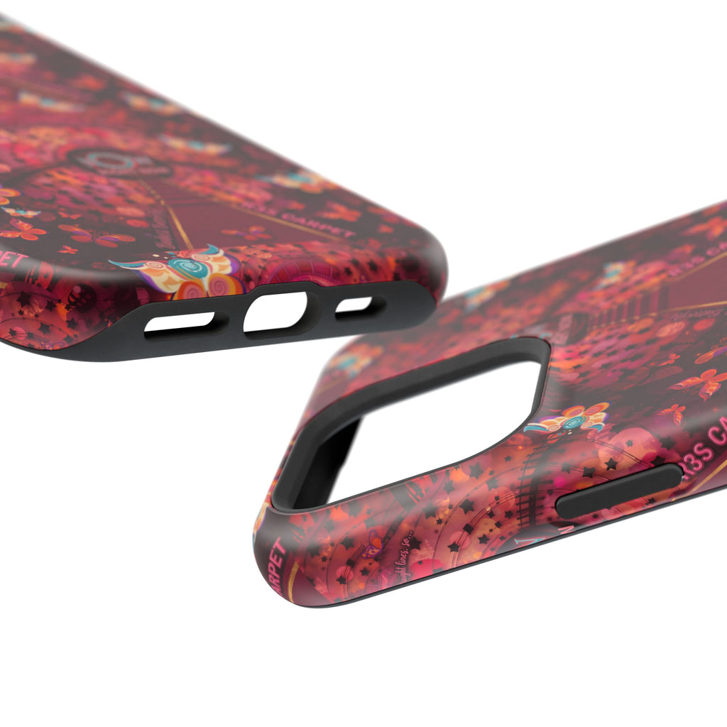 R3S-Carpet Worthy Magnetic Impact-Resistant Phone Case – Butterfly Kaleidoscope Now First-Class Stardust Collection