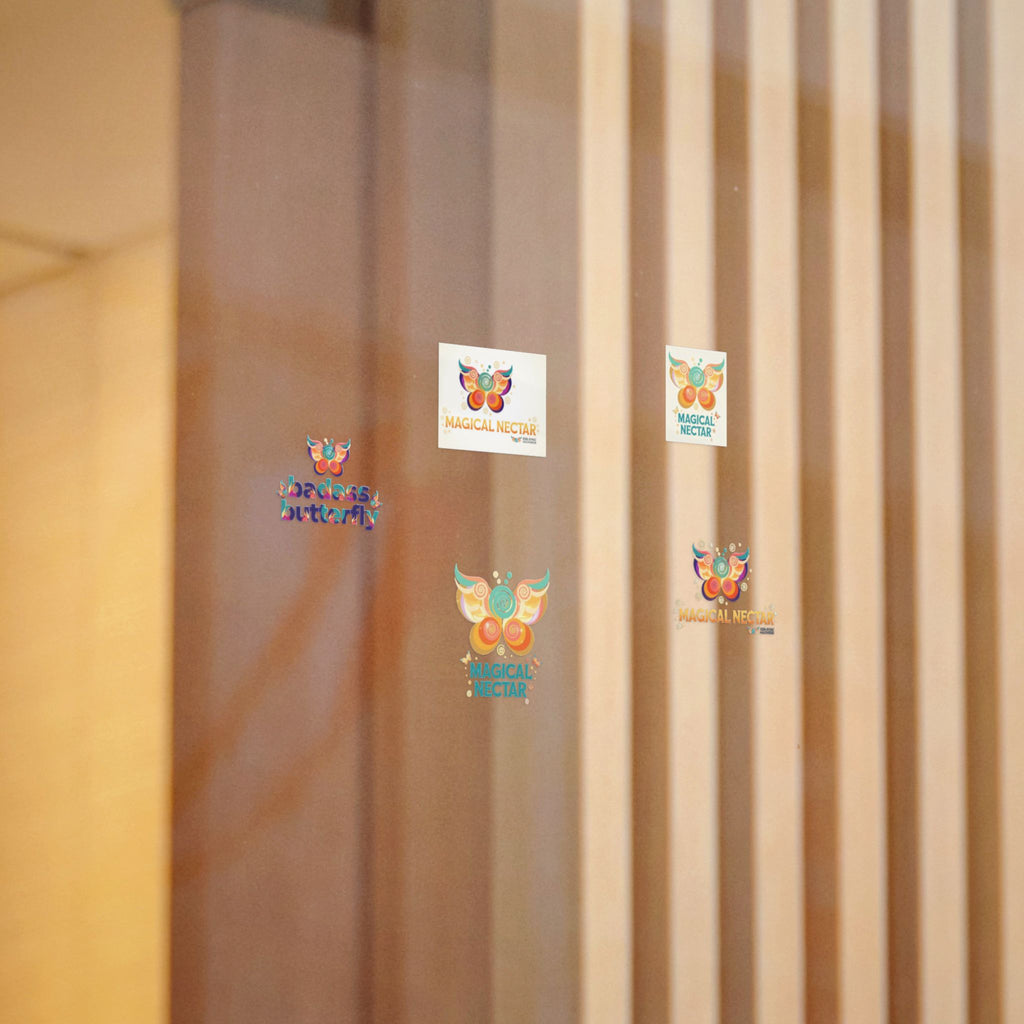 Divine Nectar Butterfly Sticker Pack — Die-Cut DTF Waterproof Water-Bottle Outdoor Permanent Stickers (Live in Your Story)