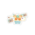 Magical Nectar Die-Cut Sticker — Colorful Butterfly & Honeycomb Design