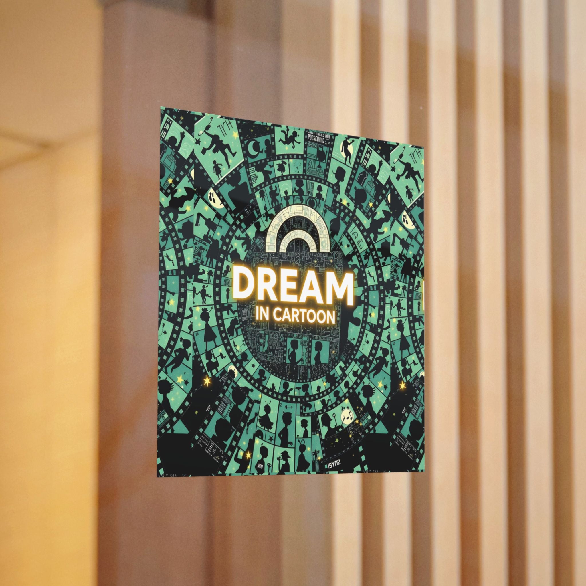 Dream in Cartoon sticker | Die-Cut Sticker