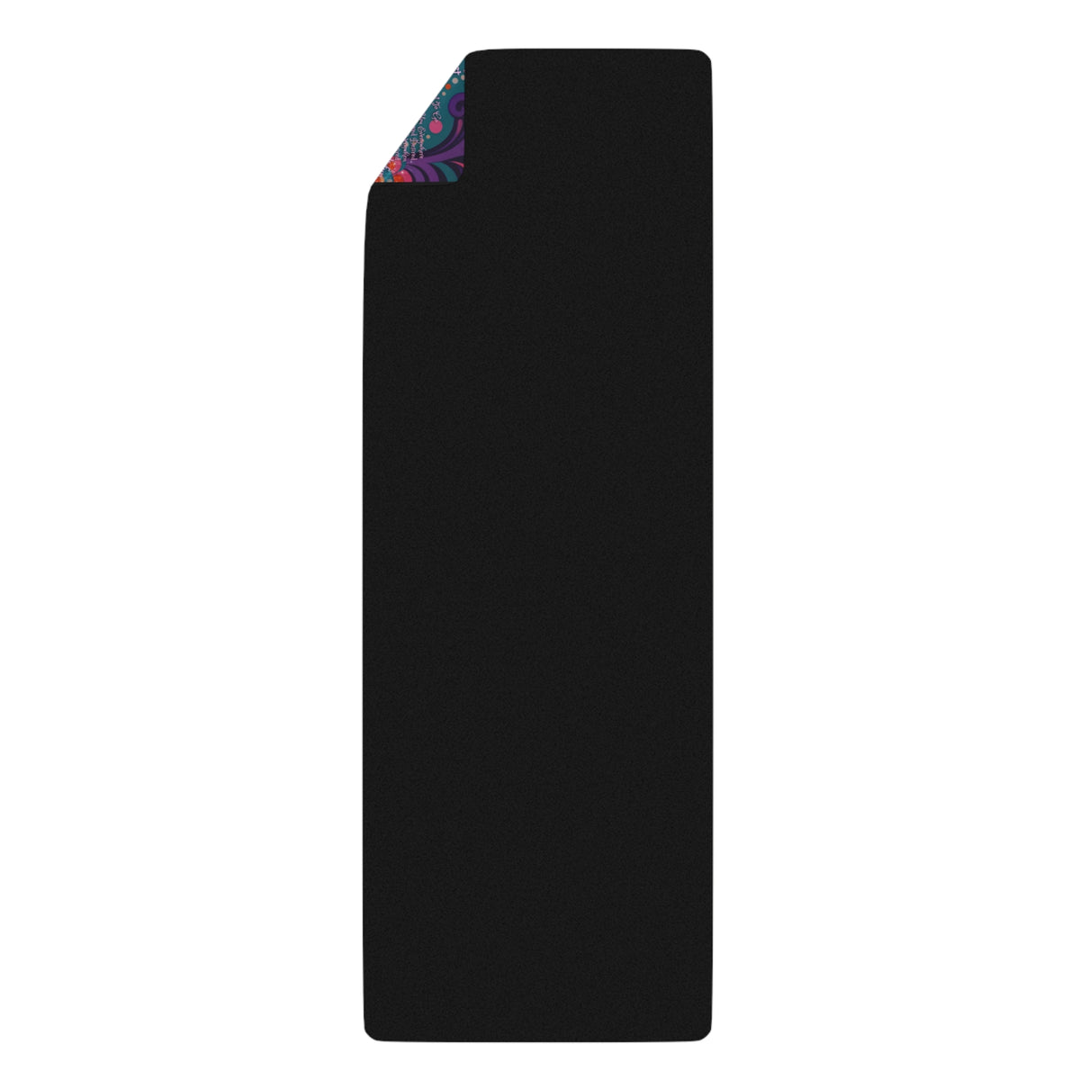 Nonlinear Flight Club Soft Rubber Yoga Mat – Psychedelic Butterfly Mandala Design
