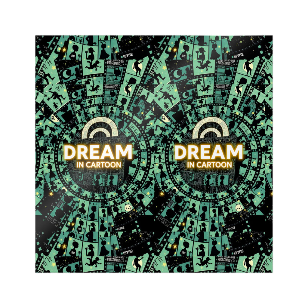 Dream in Cartoon sticker | Die-Cut Sticker