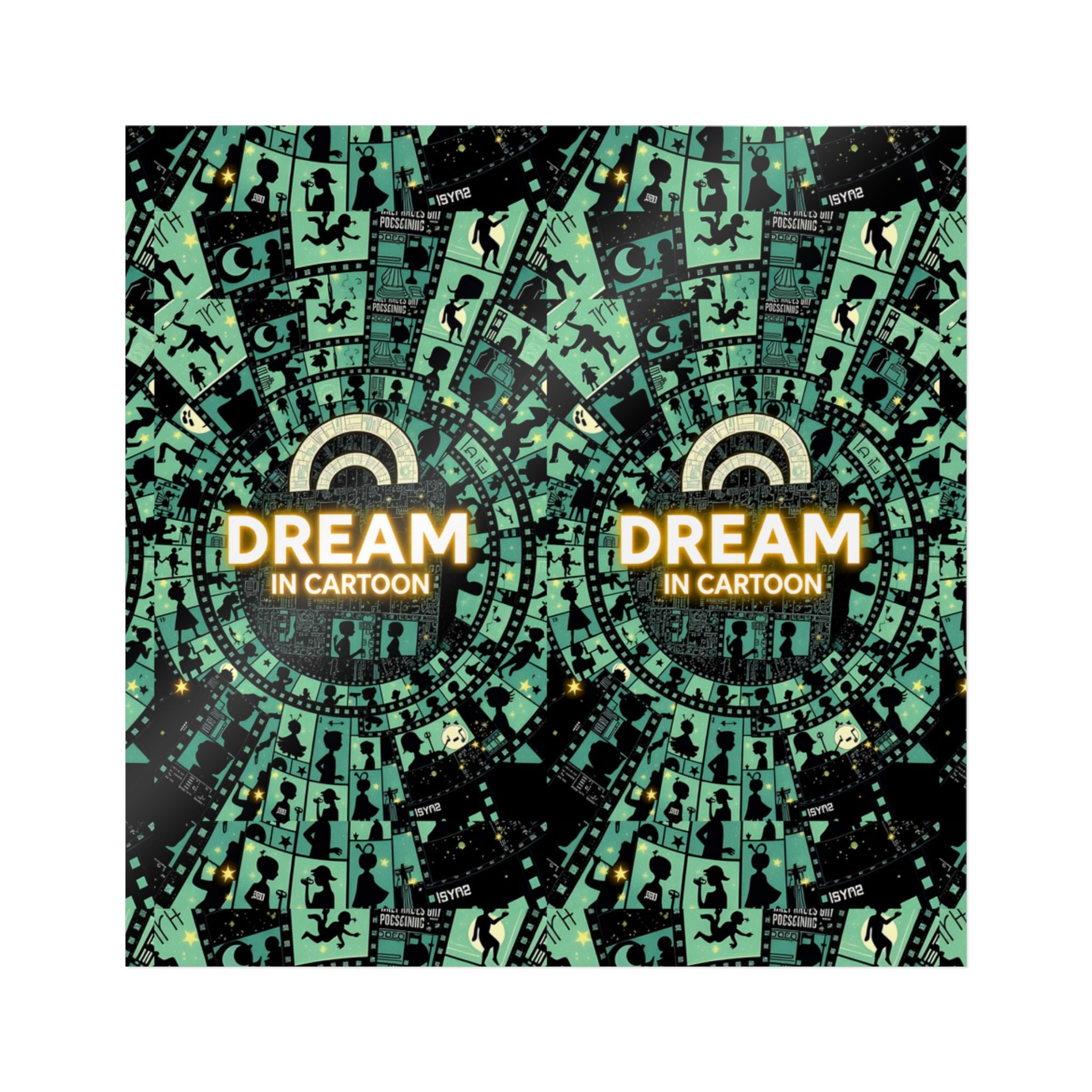 Dream in Cartoon sticker | Die-Cut Sticker