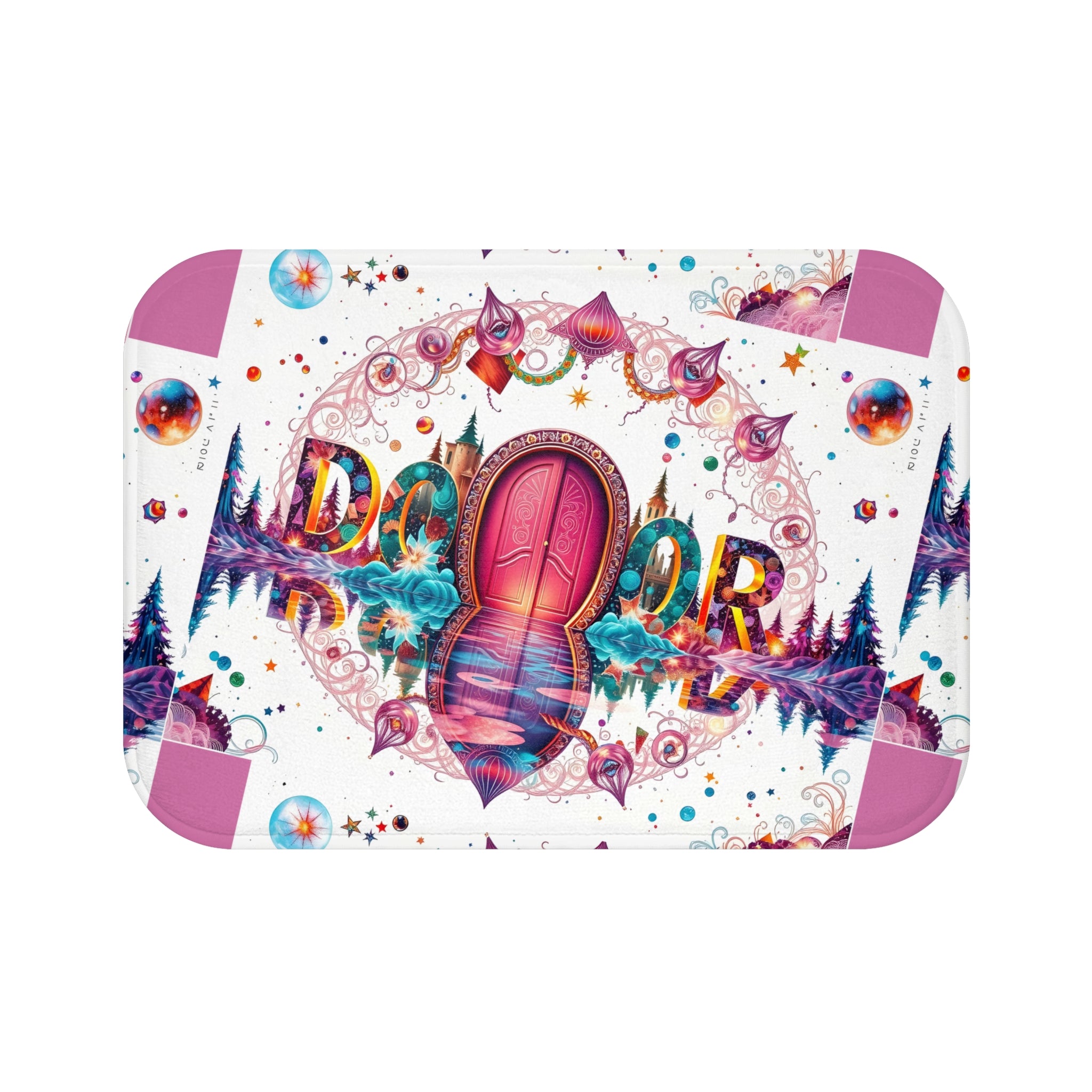 Pink Memory-Foam Magical Portal Rug™ (Pink Door Version)