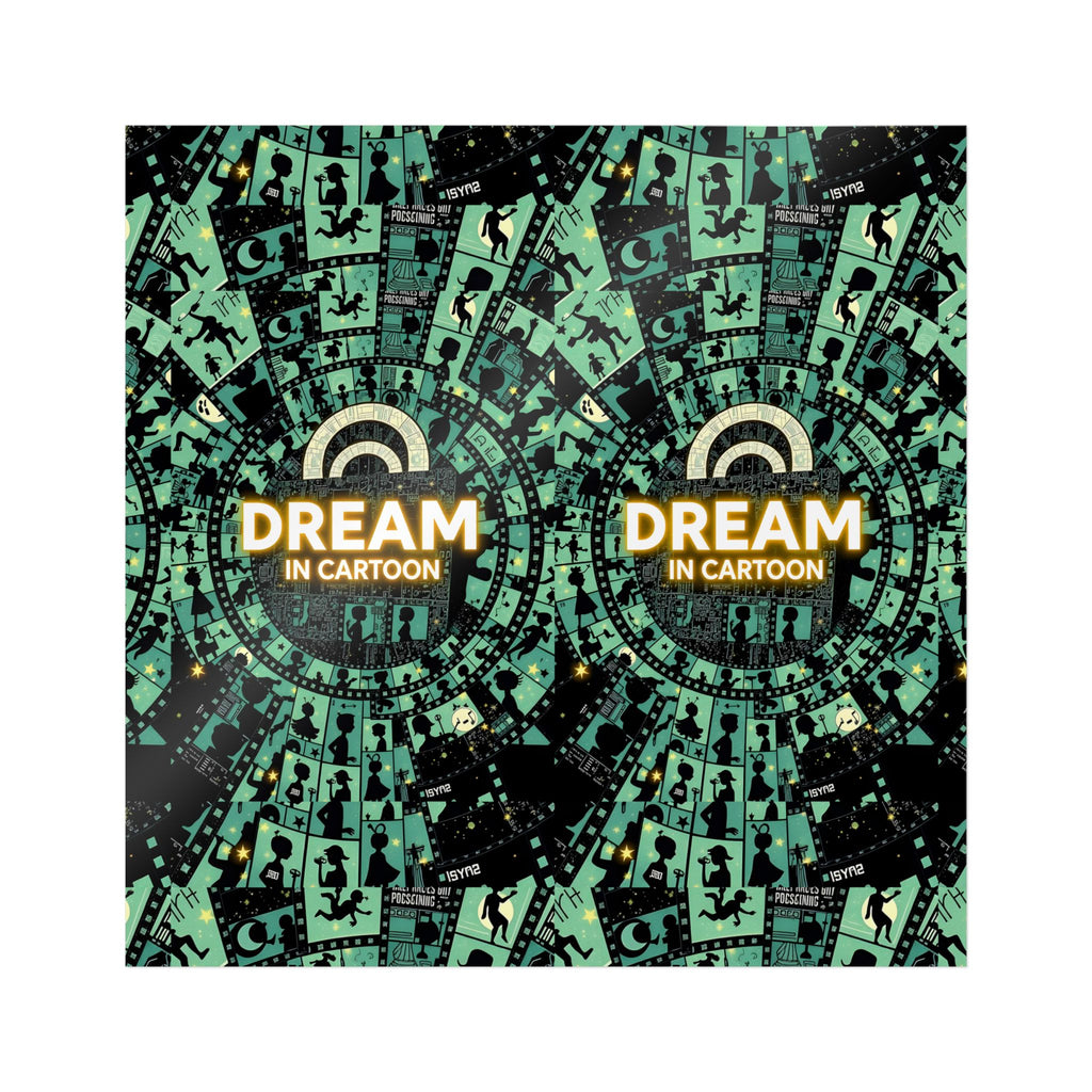 Dream in Cartoon sticker | Die-Cut Sticker