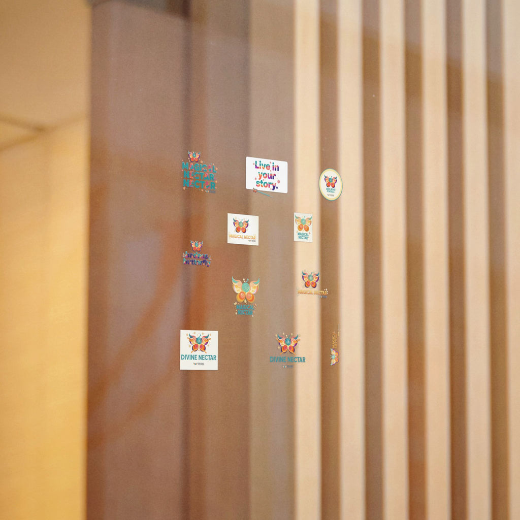 Divine Nectar Butterfly Sticker Pack — Die-Cut DTF Waterproof Water-Bottle Outdoor Permanent Stickers (Live in Your Story)