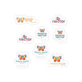 Magical Nectar Butterfly Logo Sticker Die-Cut Sticker