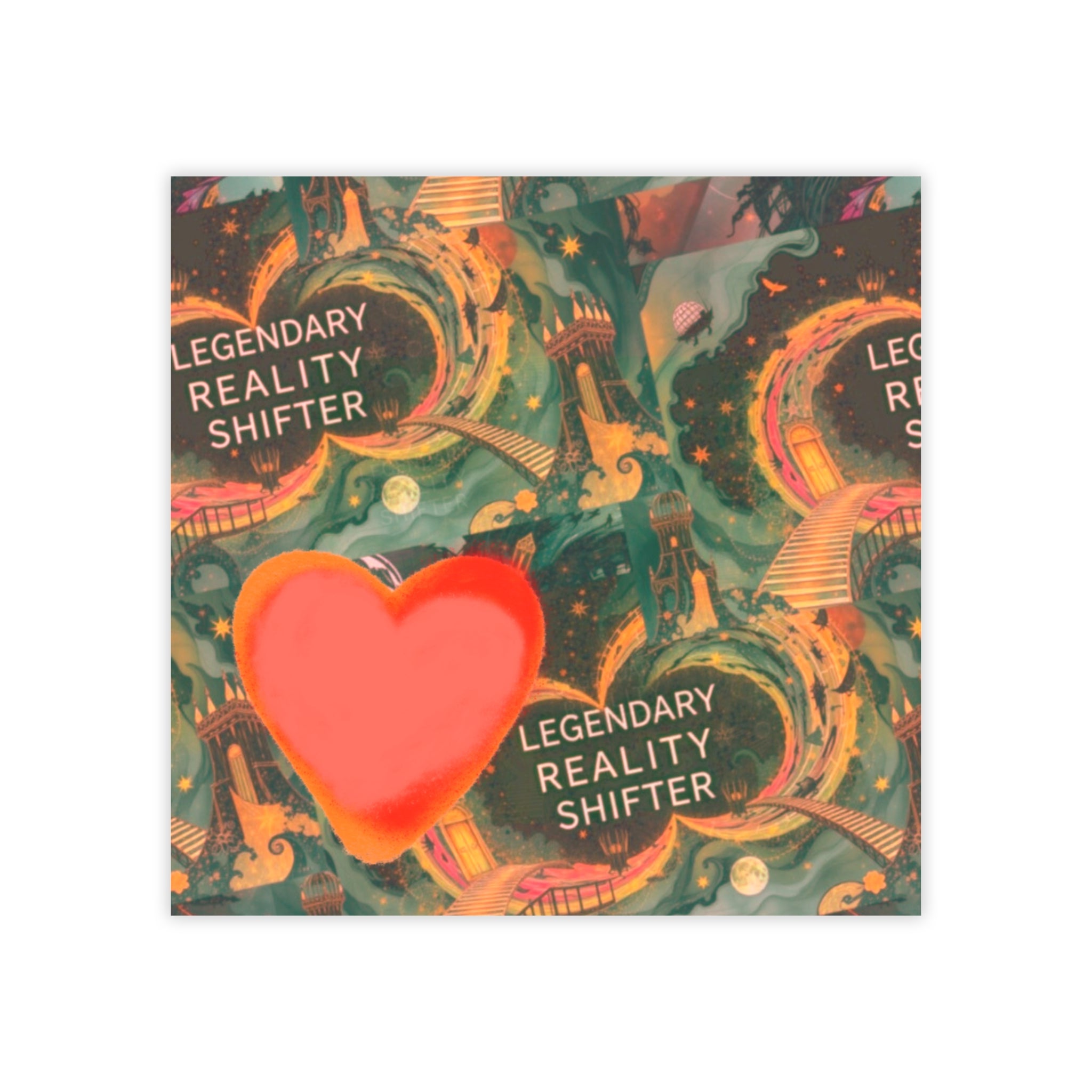 Legendary Reality Shifter Post-it Note Pads | Sticky Notes - Heart Variant
