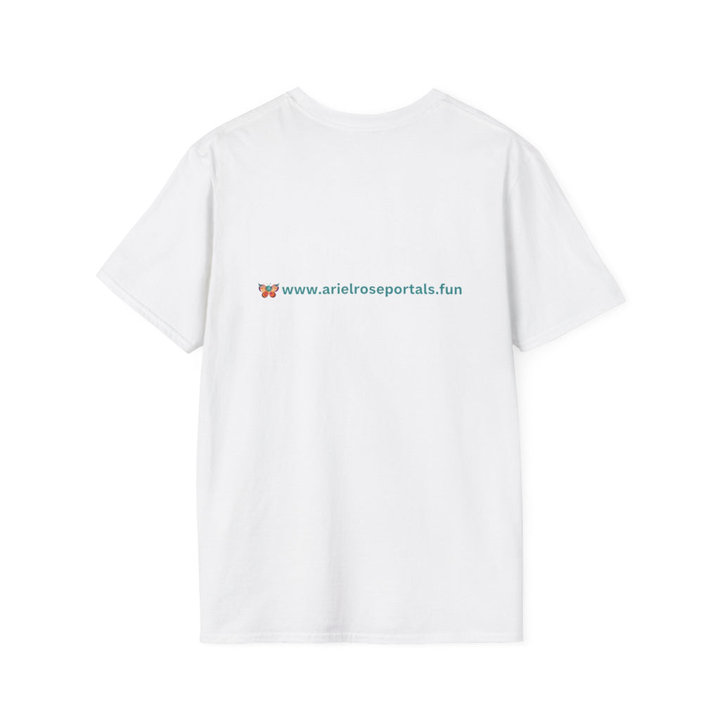 Ariel Rose Portals Maglietta con logo a farfalla | URL sito web retro