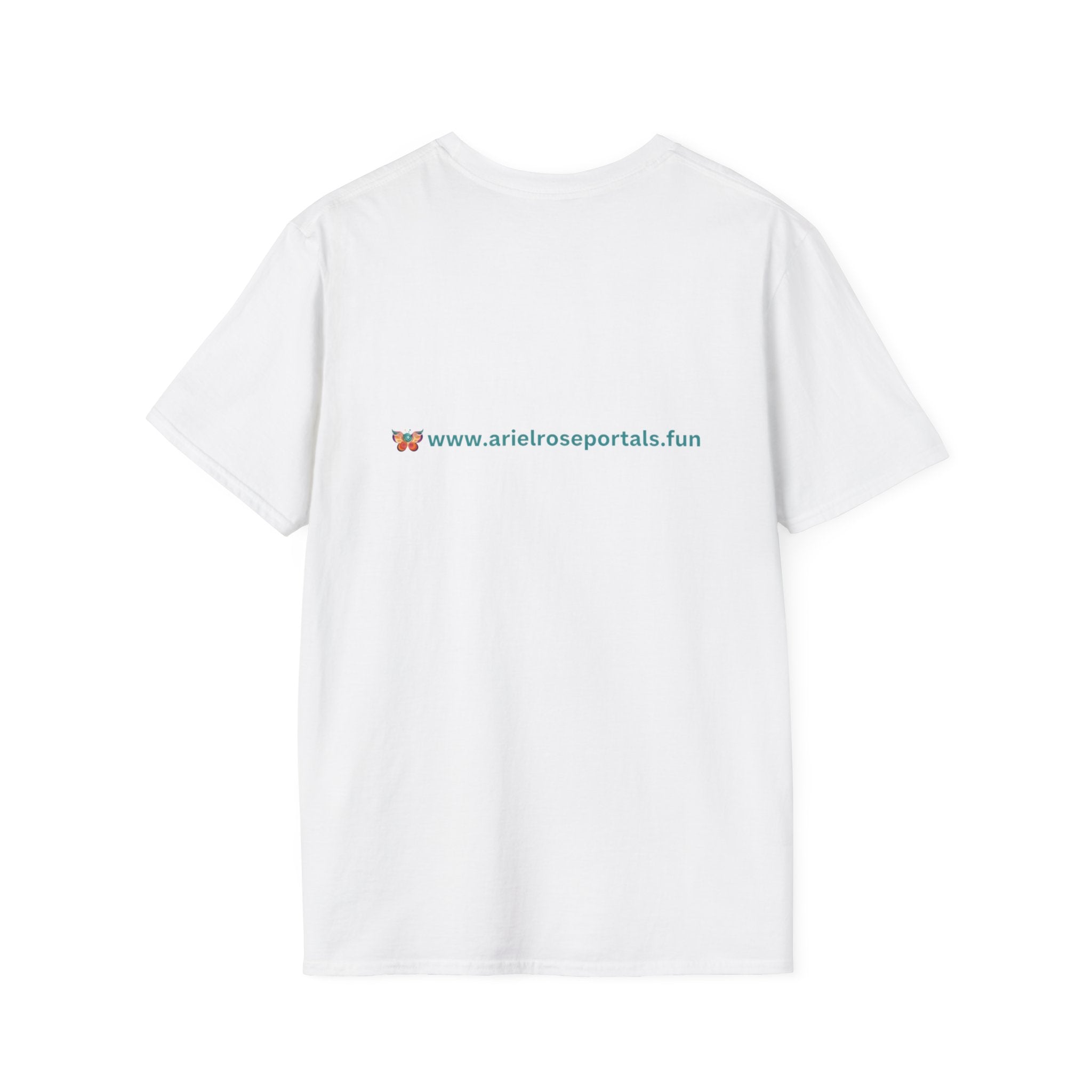 Ariel Rose Portals Maglietta con logo a farfalla | URL sito web retro