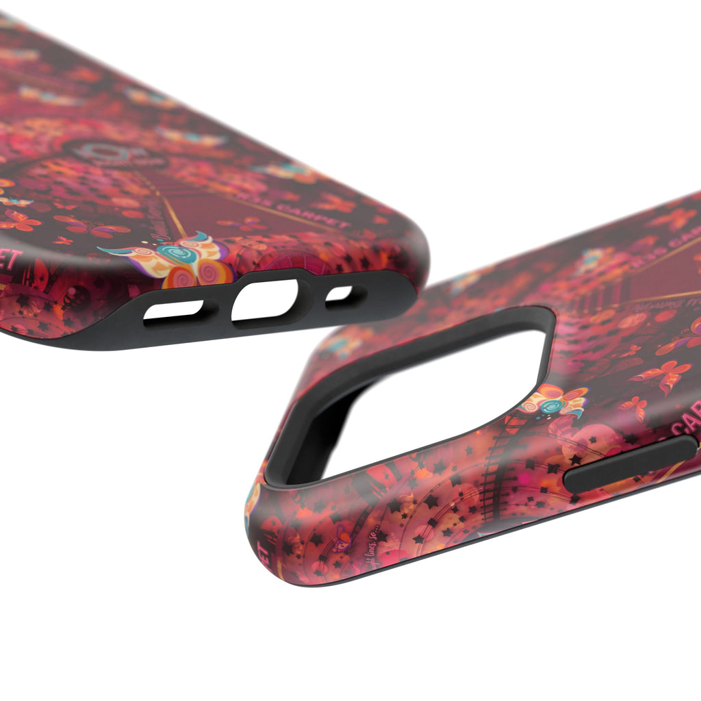 R3S-Carpet Worthy Magnetic Impact-Resistant Phone Case – Butterfly Kaleidoscope Now First-Class Stardust Collection