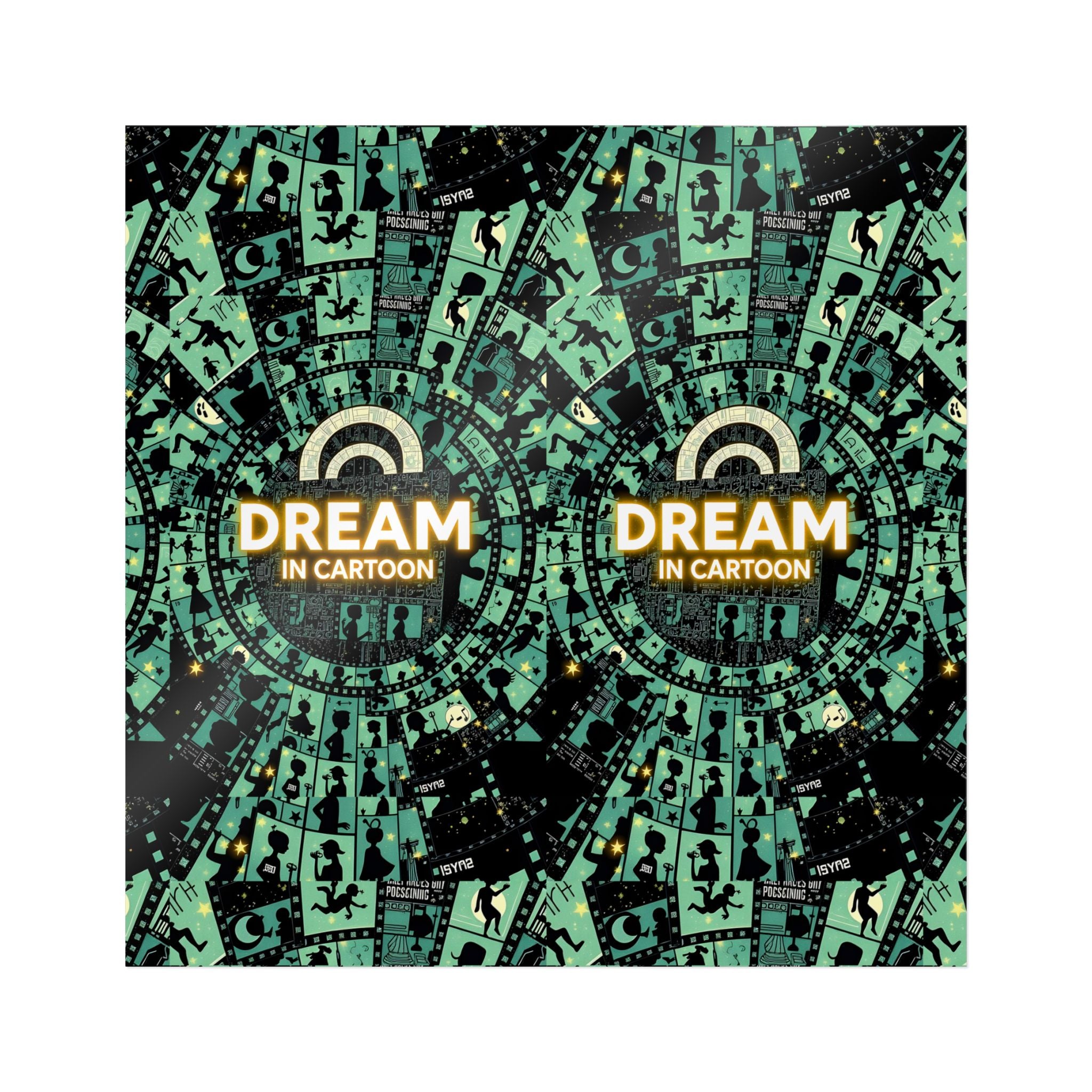 Dream in Cartoon sticker | Die-Cut Sticker