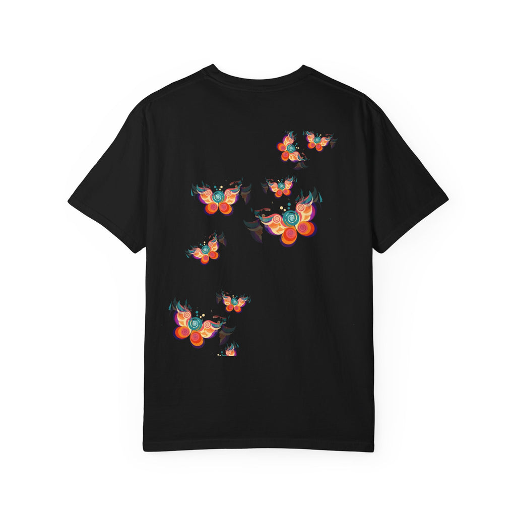 Butterflies Don’t Fly in Straight Lines T-Shirt — Whimsical Butterfly Graphic Tee