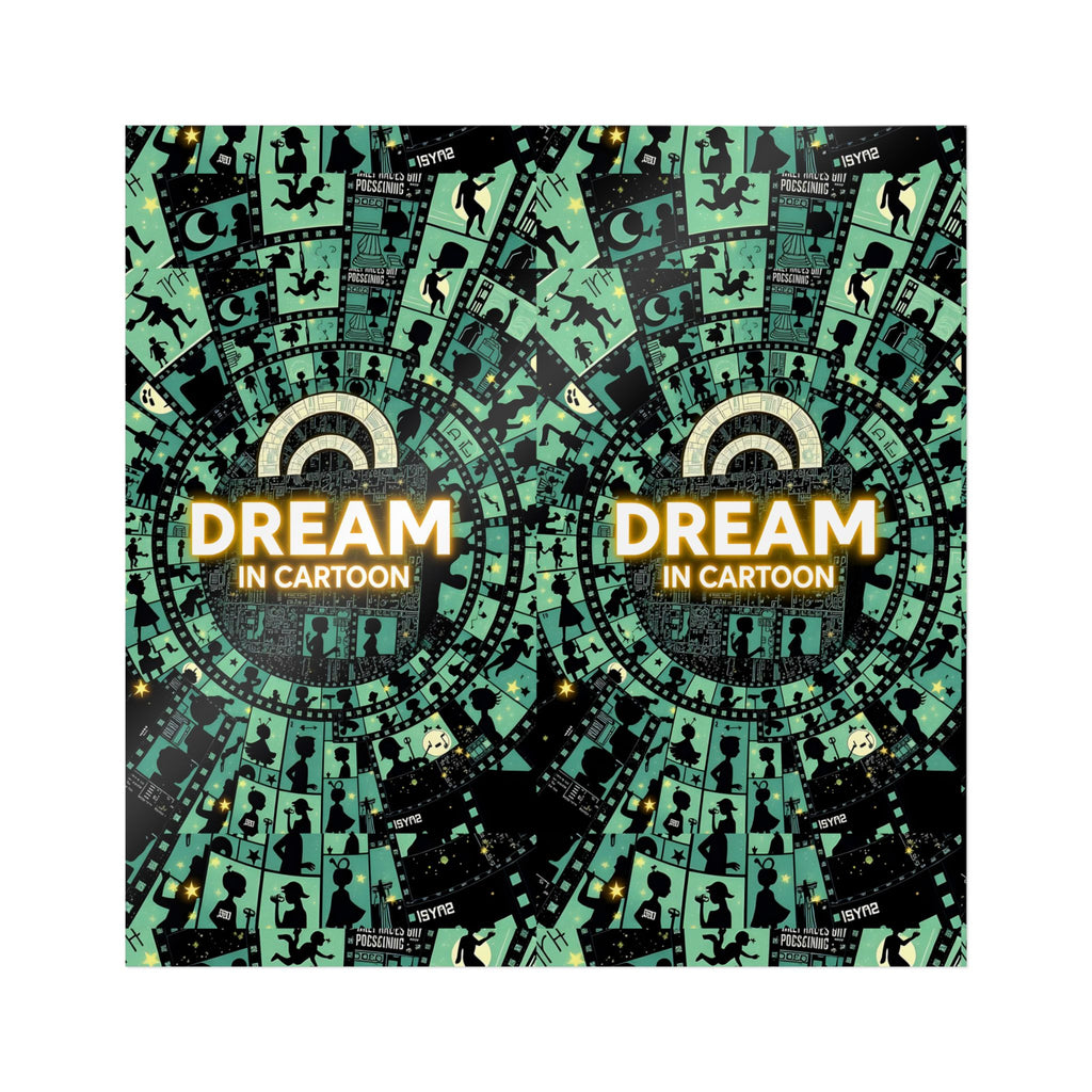 Dream in Cartoon sticker | Die-Cut Sticker