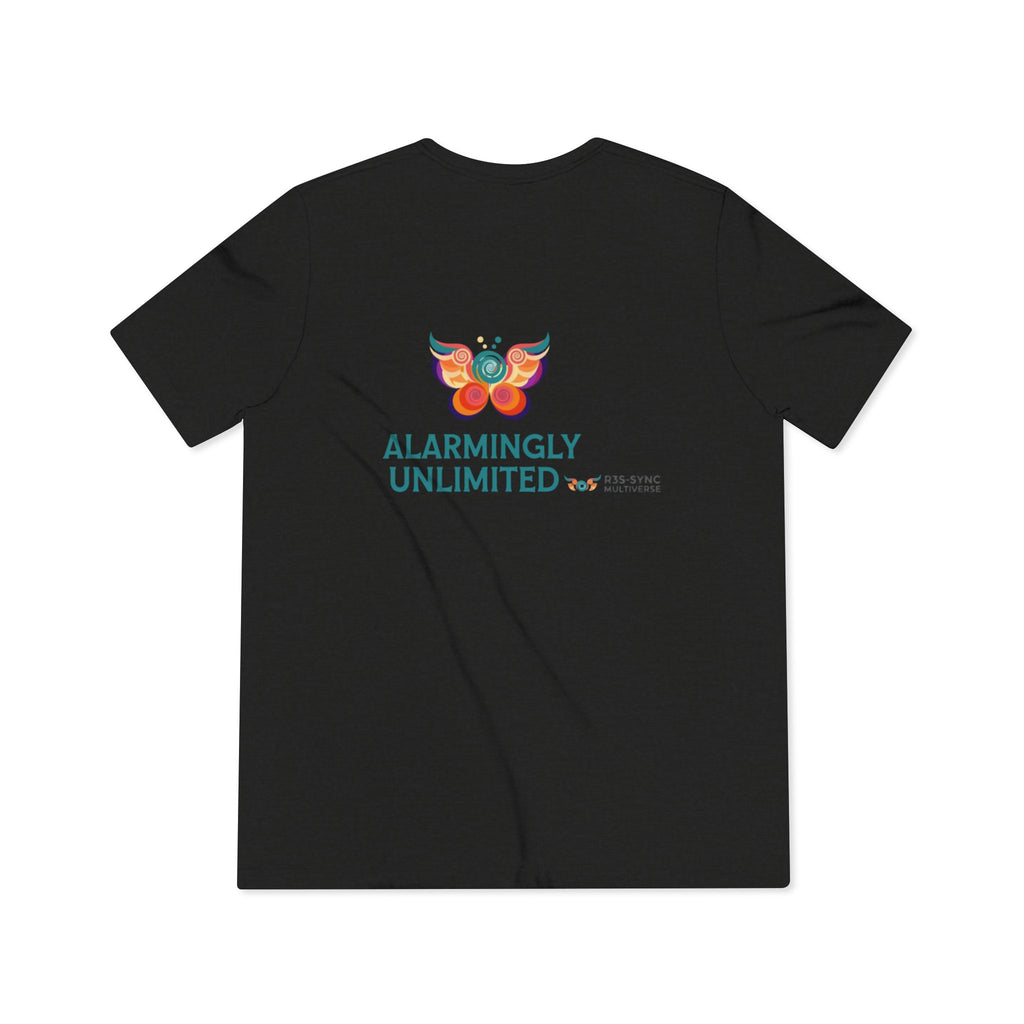 T-shirt Vintage Morbida TriBlend "Allarmantemente Illimitato Farfalla & Bruco" — Simpatica Maglietta Grafica Trasformazione