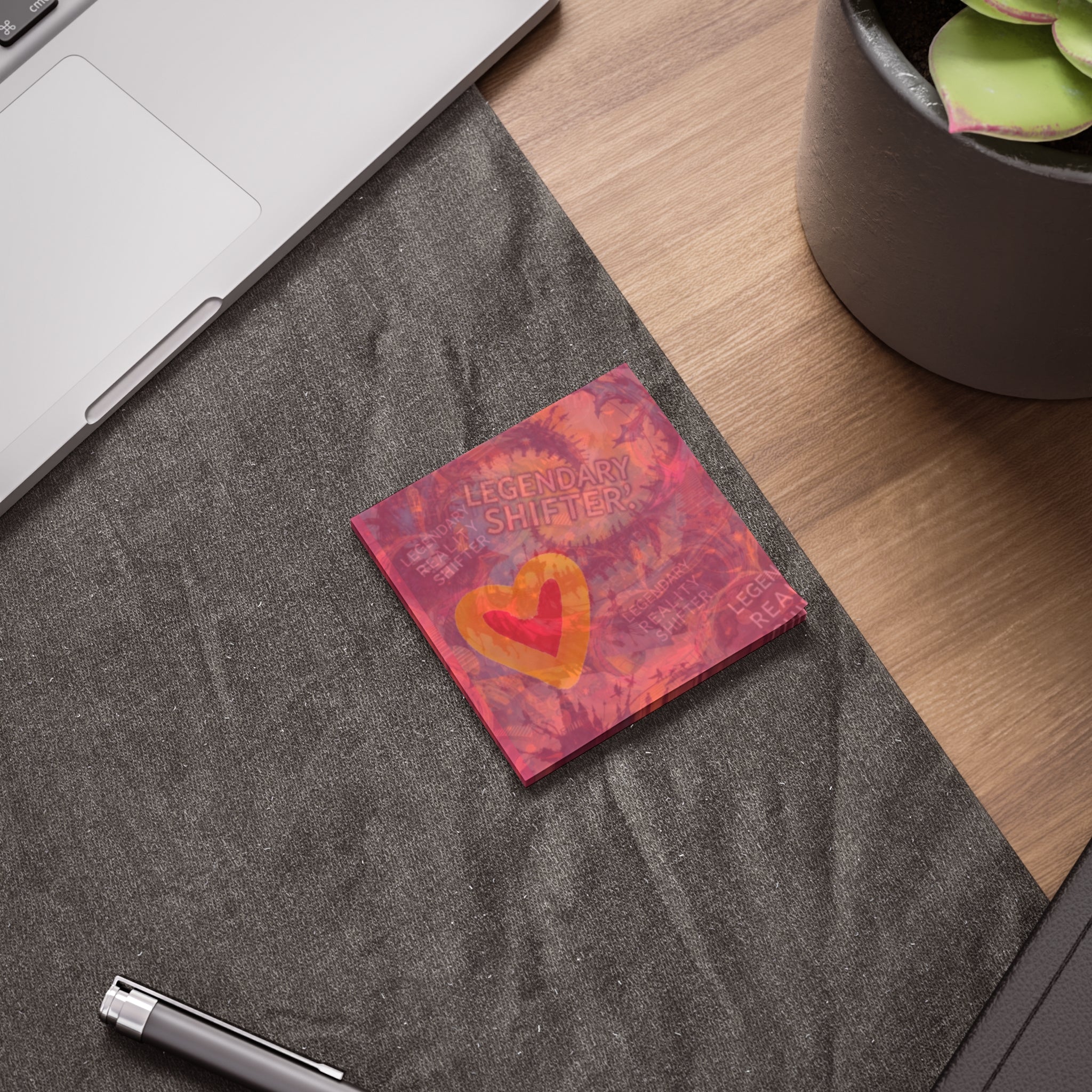 Legendary Reality Shifter Post-it Note Pads — Sticky Notes | Heart Doodle  Faded Color Faded Variant
