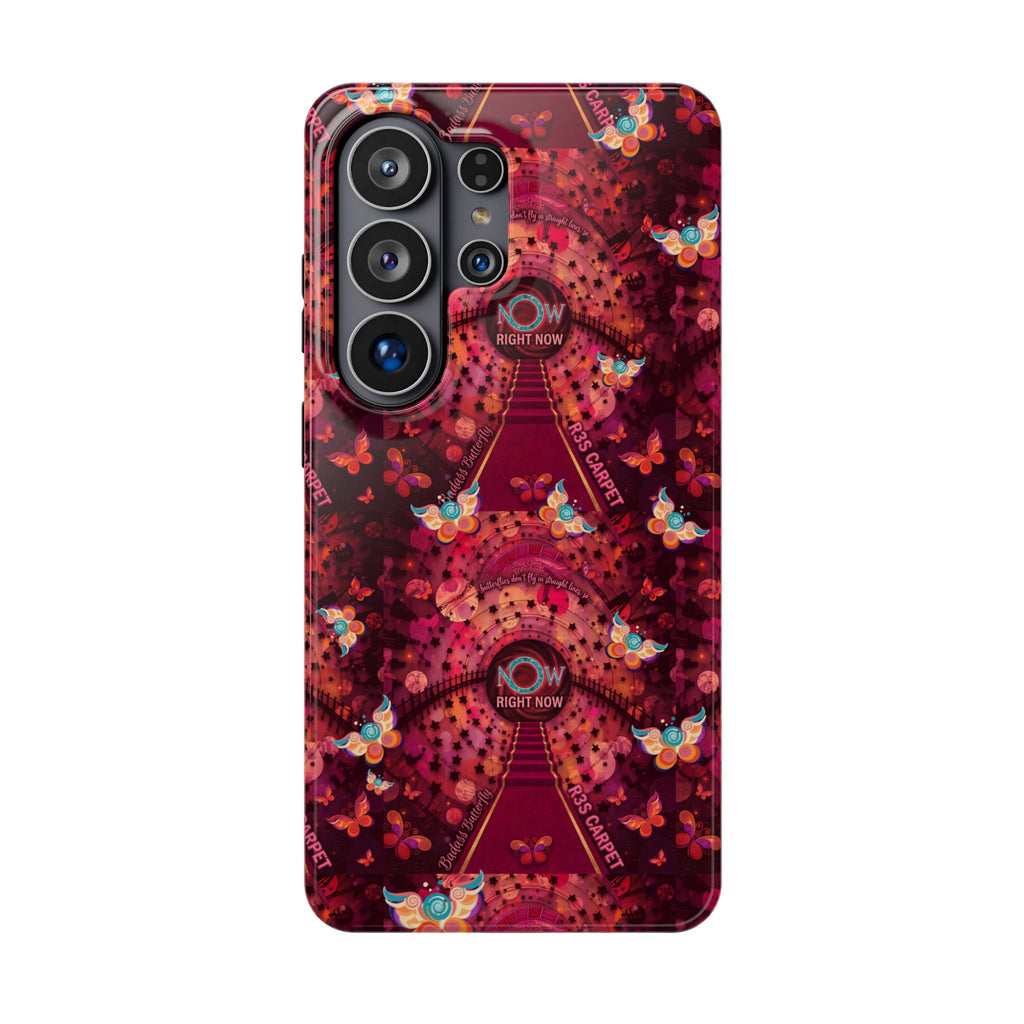 R3S-Carpet Worthy Magnetic Impact-Resistant Phone Case – Butterfly Kaleidoscope Now First-Class Stardust Collection