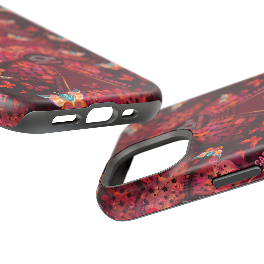 R3S-Carpet Worthy Magnetic Impact-Resistant Phone Case – Butterfly Kaleidoscope Now First-Class Stardust Collection