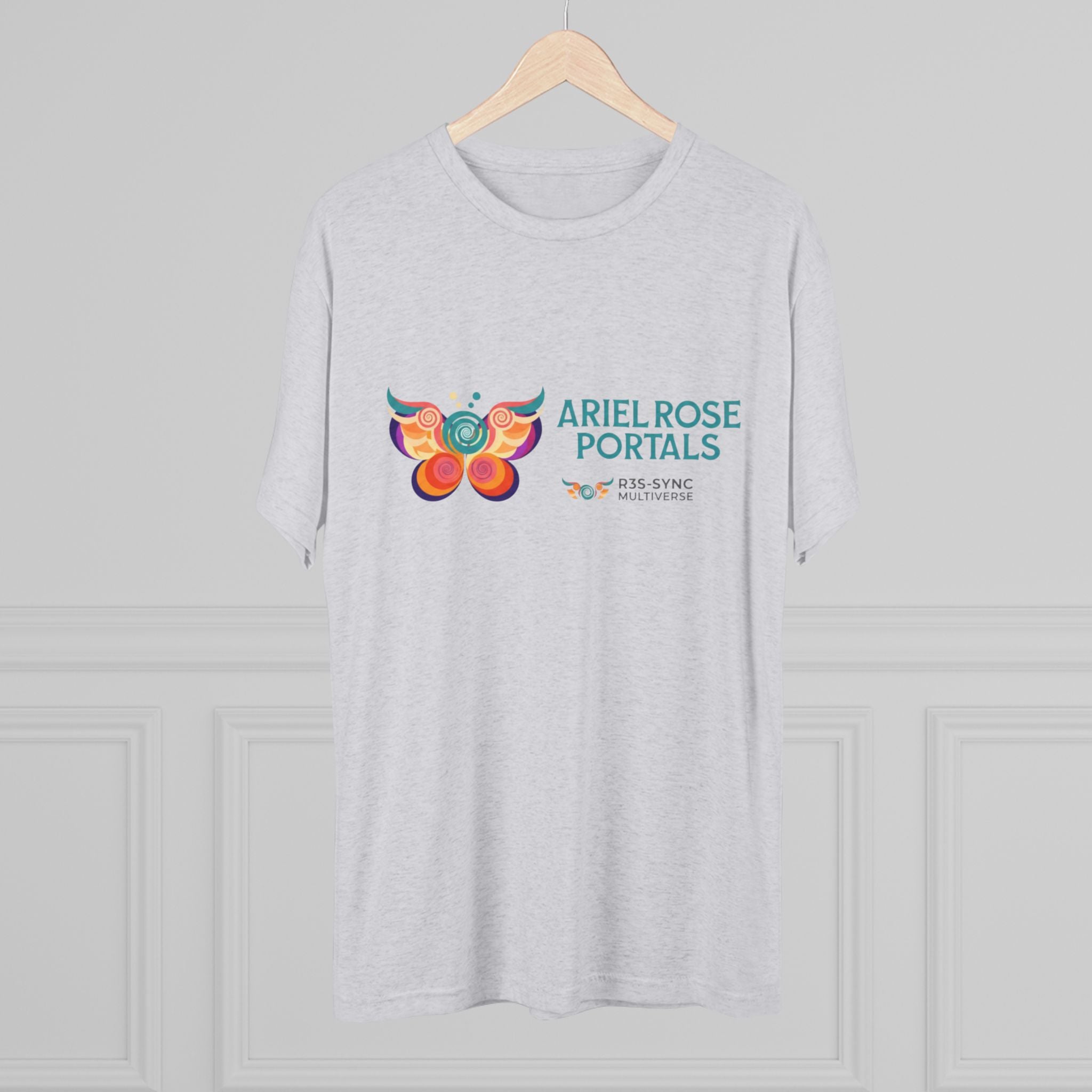 Portal Logo Tri-Blend Tee — “Live in Your Story — For You!”