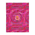 Badass Butterfly R3s-Carpet Pink Velveteen Blanket — "It's perfect. It's all unfolding perfectly."