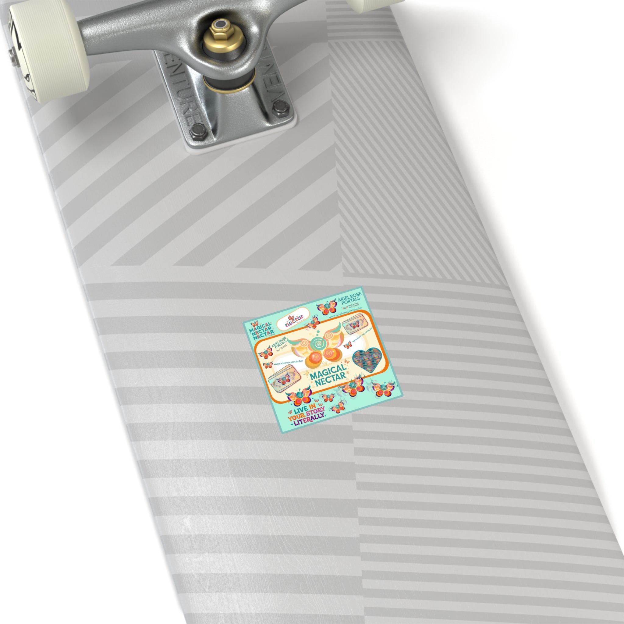 Magical Nectar Square Sticker - "Live In Your Story Literally" Indoor/Outdoor Sticker Sheet