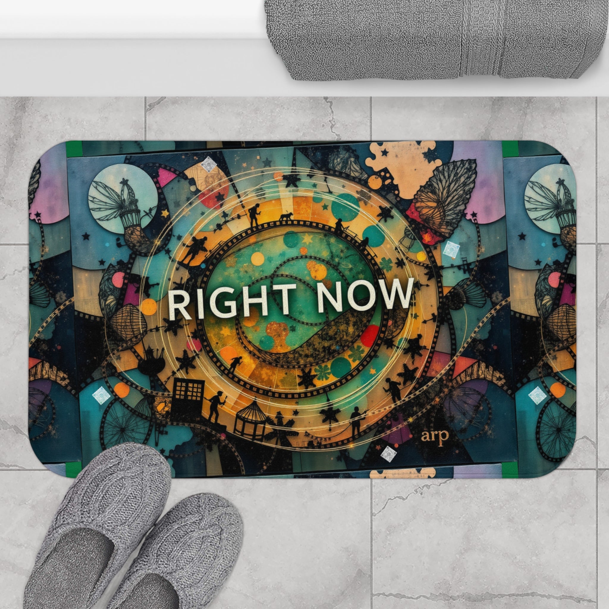 The Magical Portal Rug™️ memory-foam Presence Right Now Edition