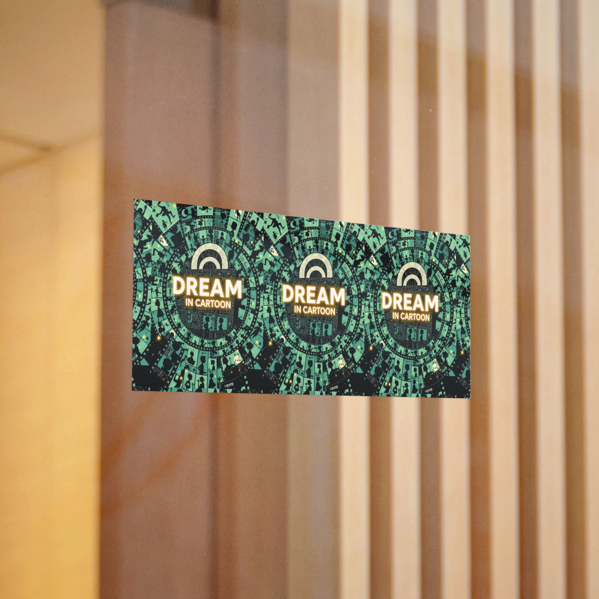 Dream in Cartoon sticker | Die-Cut Sticker