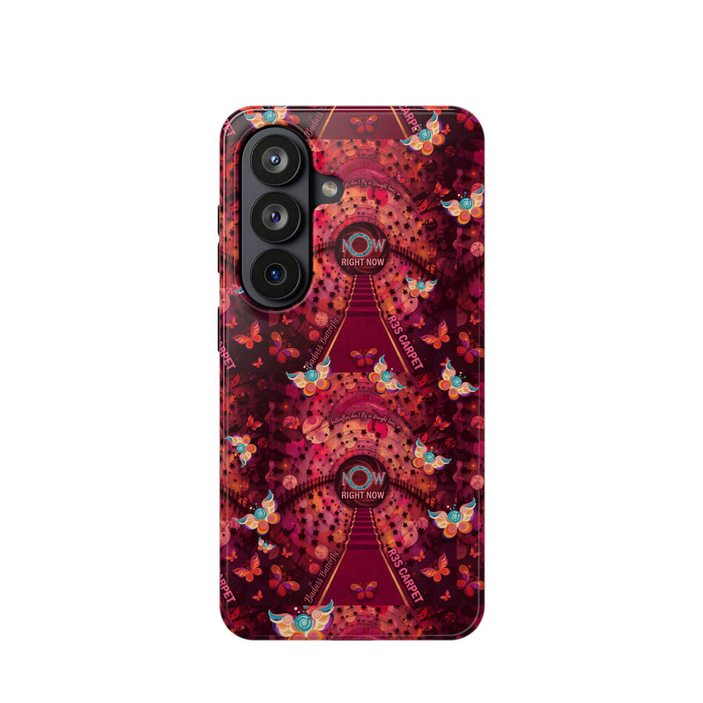 R3S-Carpet Worthy Magnetic Impact-Resistant Phone Case – Butterfly Kaleidoscope Now First-Class Stardust Collection