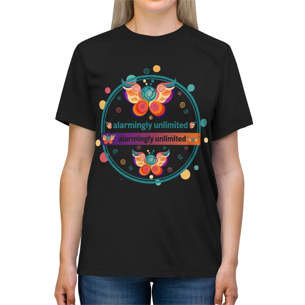 T-shirt vintage in misto cotone con logo cartoon Ariel Rose Portals – Stupefacentemente illimitata e super morbida