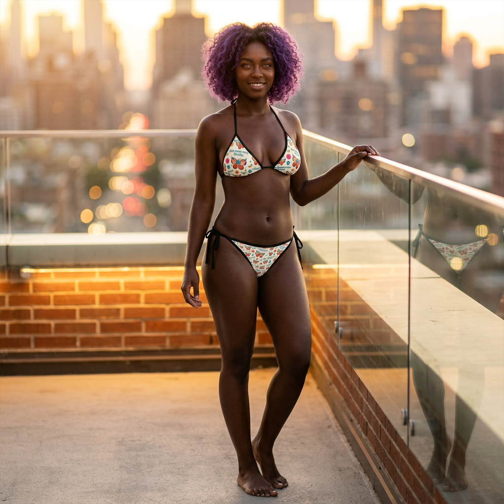 Ariel Rose Portals Butterfly Story Bikini — "Live in Your Story" Two-Piece Swimsuit