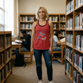 Butterfly Flight Paths Racerback Tank — "Butterflies don't fly in straight lines" Womens Flowy Tank